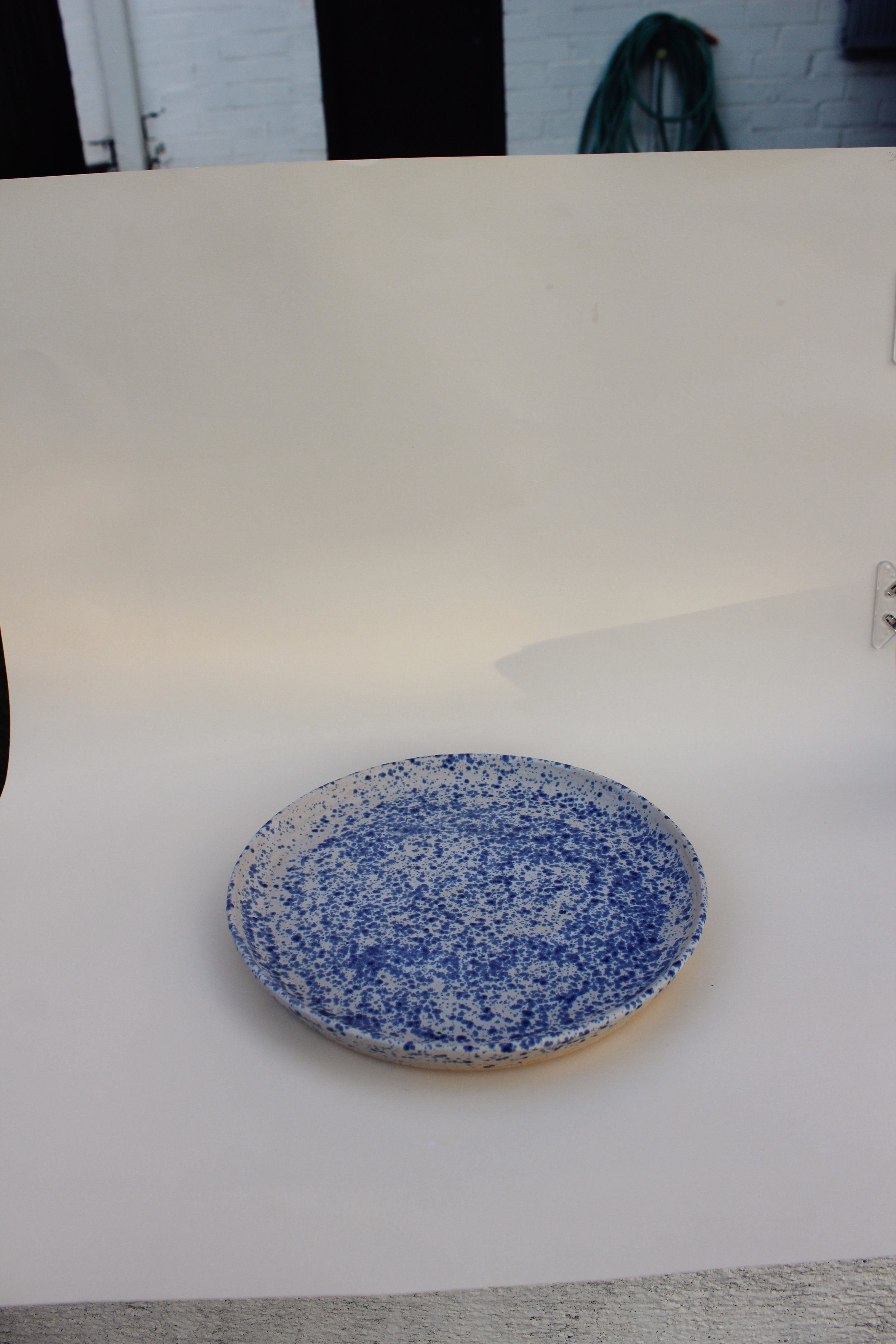 Dinner Plate - Denim Shower