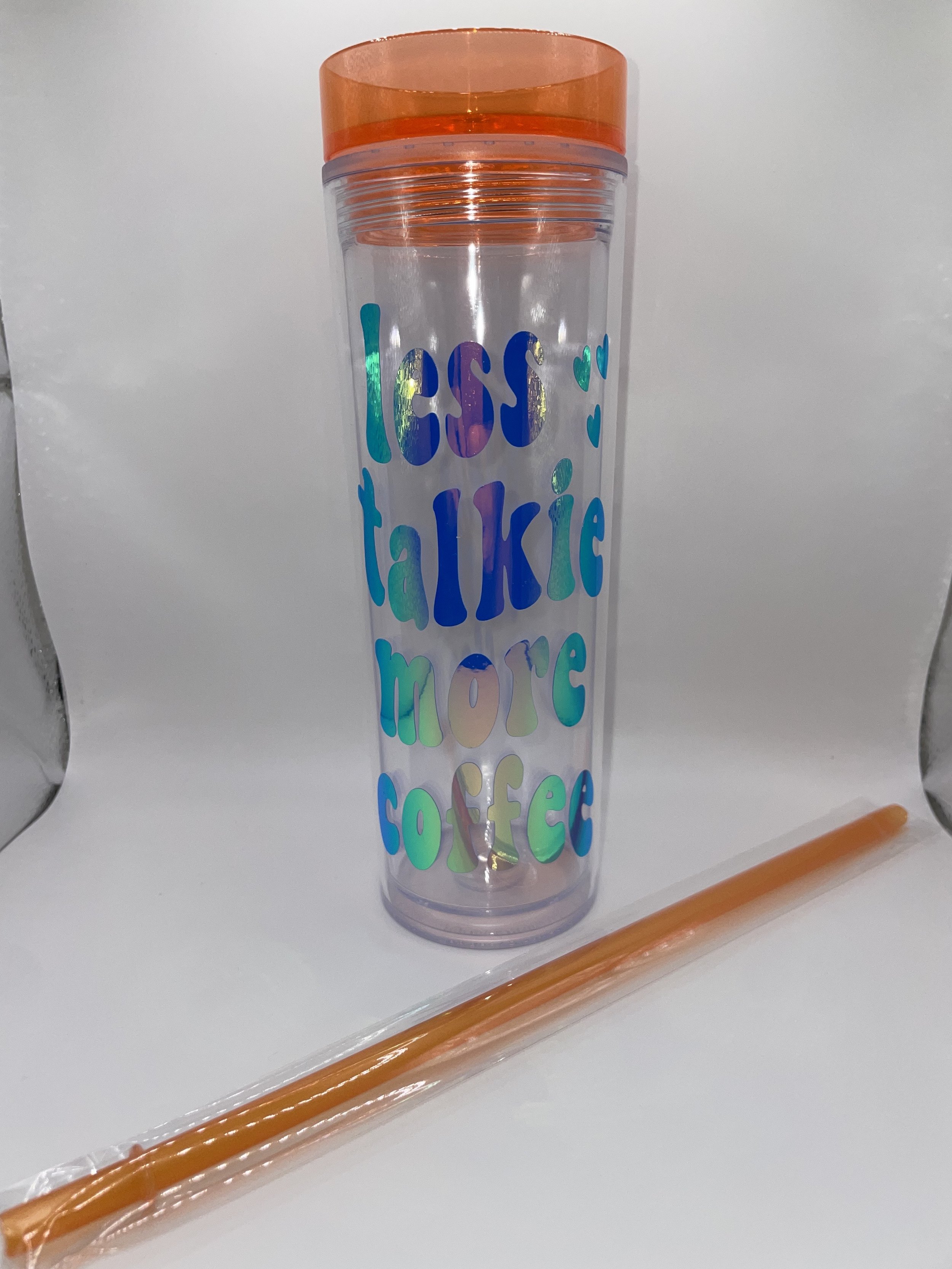 Less Talkie More Coffee Tumbler.jpeg