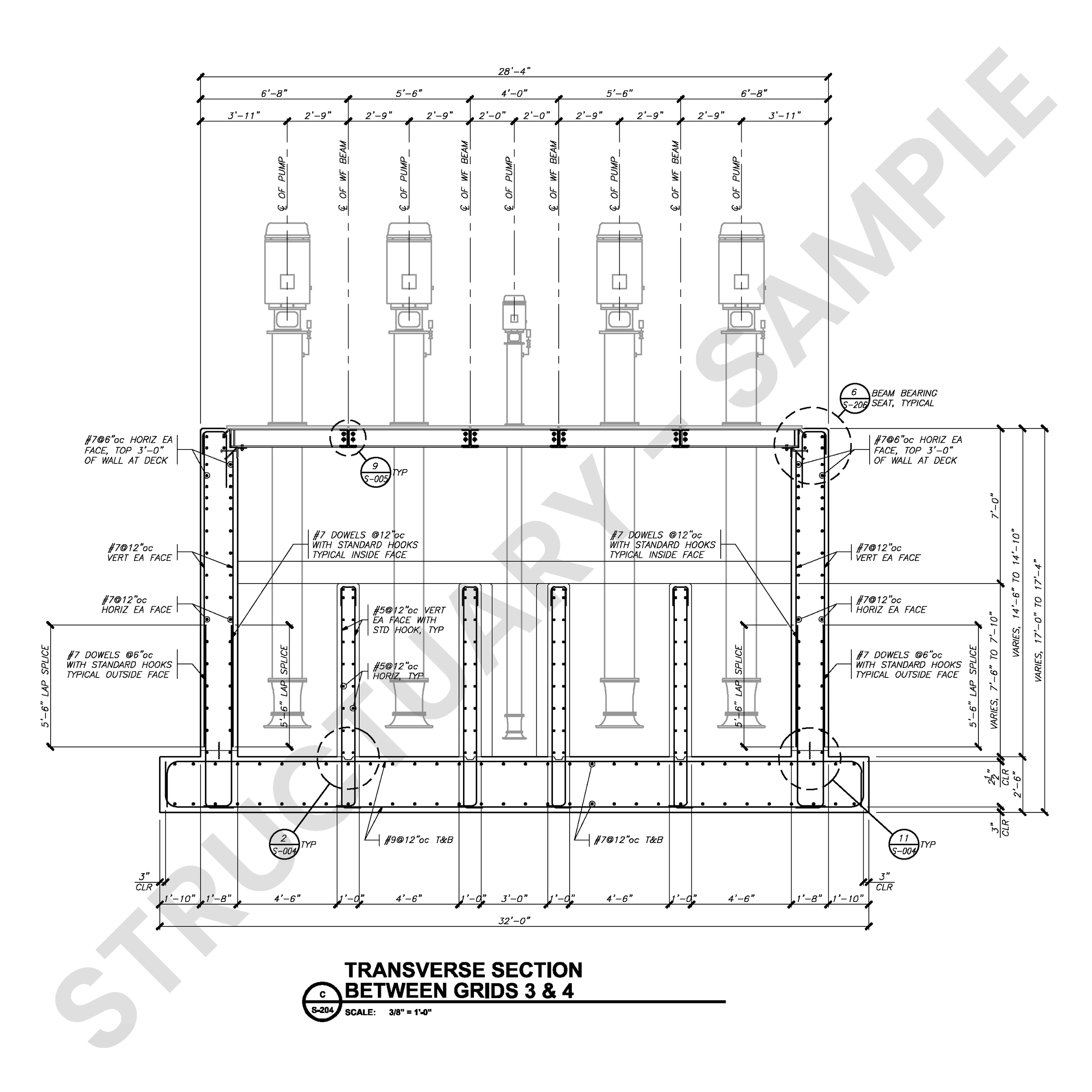 Transverse Section Between Grids 3 & 4.png