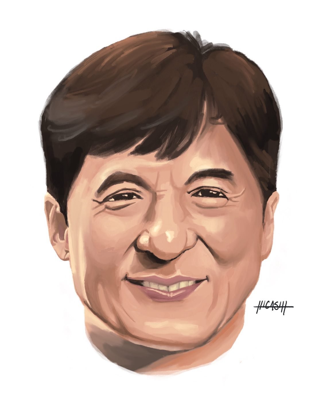 First forays into full color digital painting. Jackie Chan | Procreate