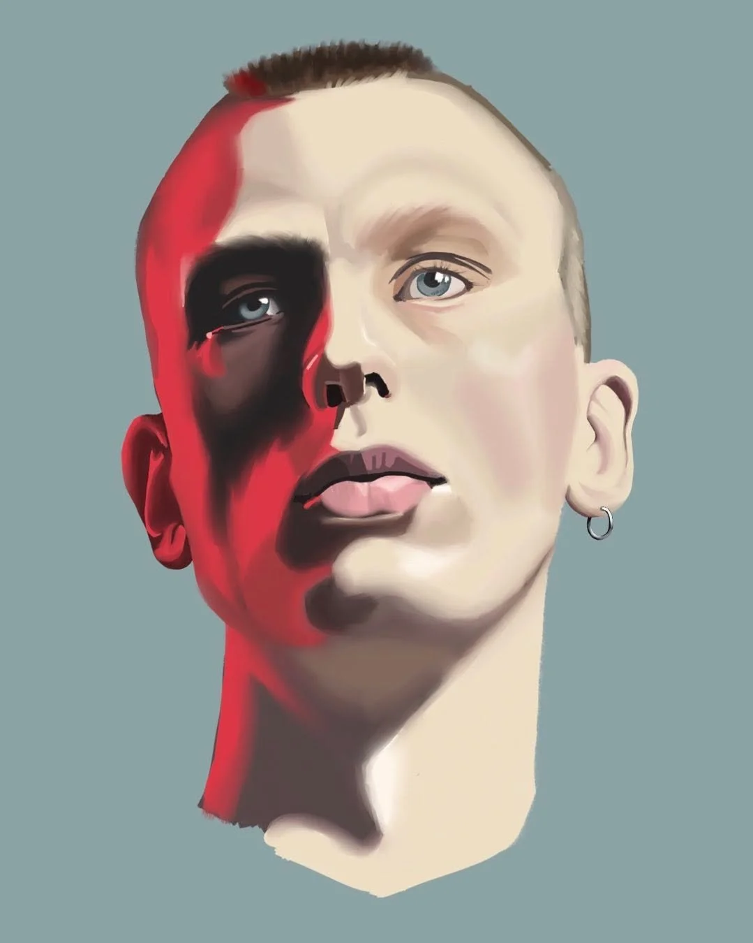 The precursor exercise to my Tom Holland painting. I like it better than I remember, which is why you&rsquo;re seeing it now