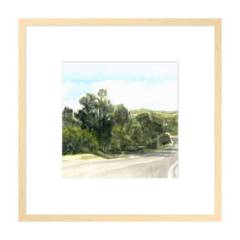 Laguna Canyon Series Triptych              Open Grain Maple