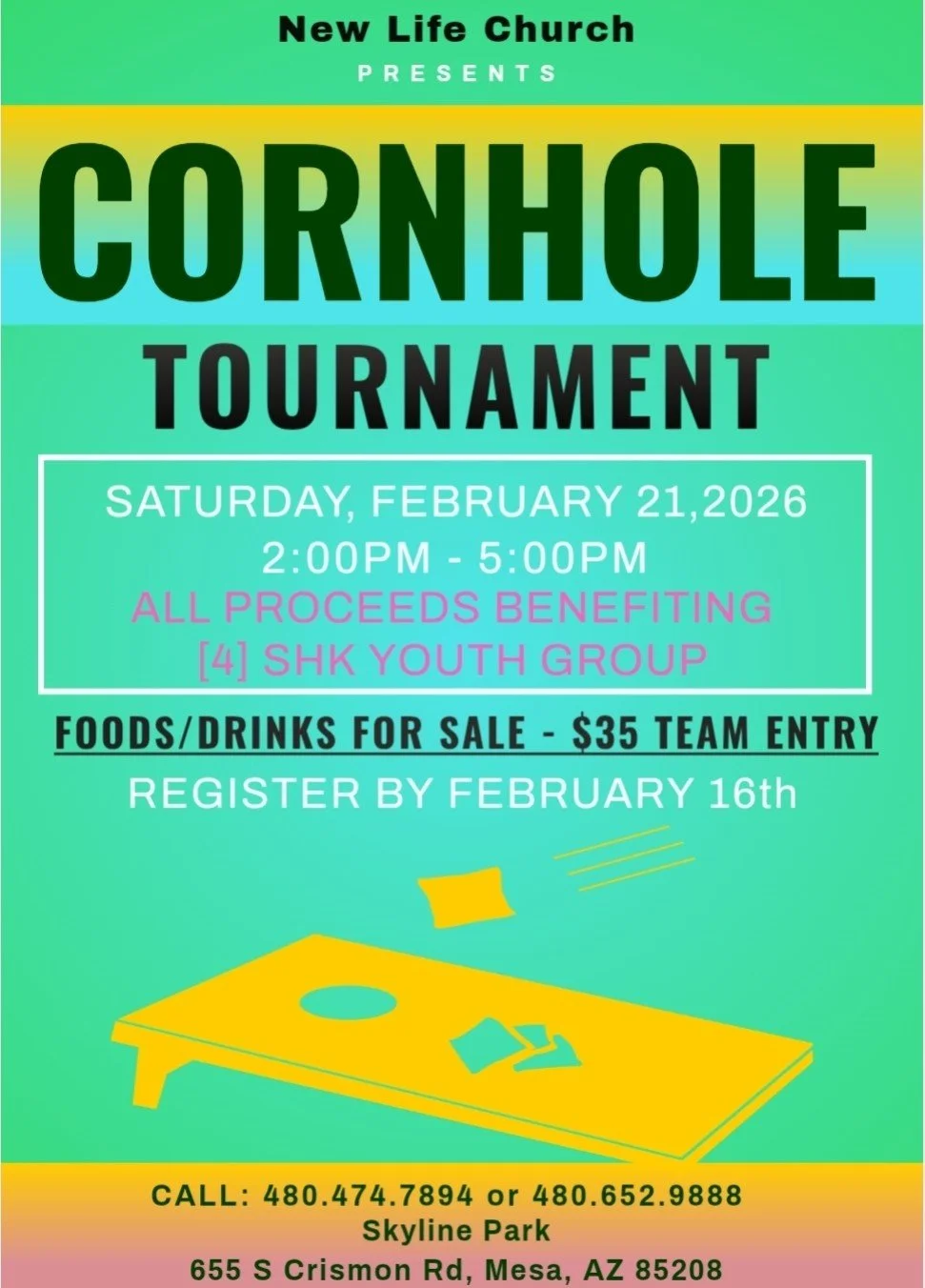 cornhole tournament 