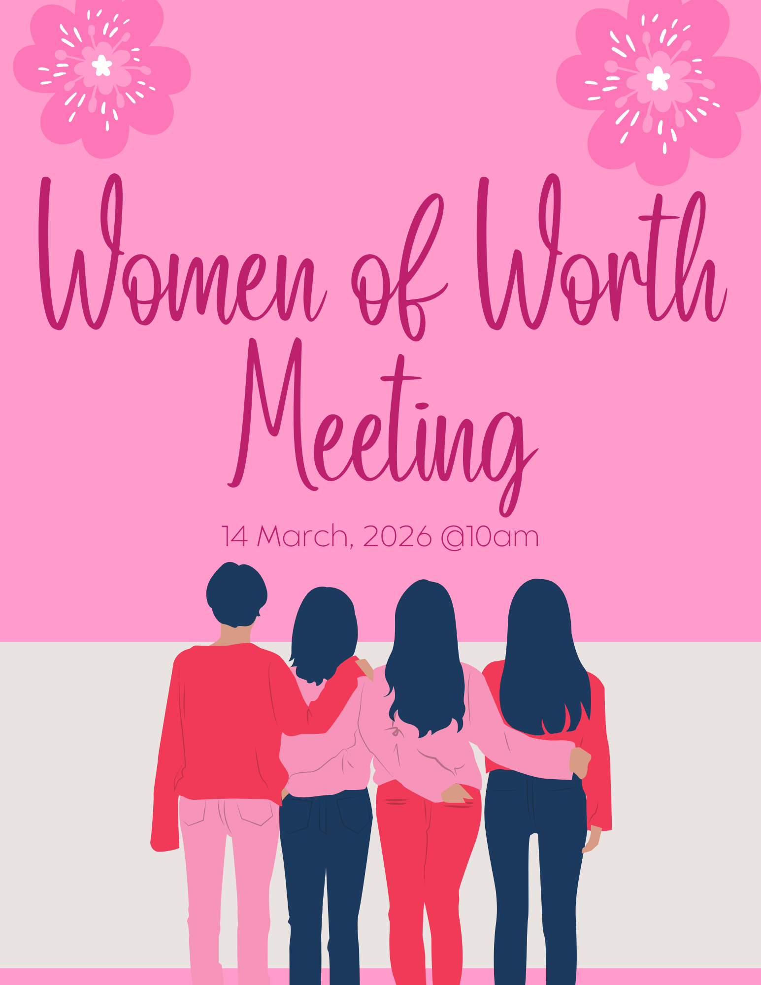 Women Of Worth ladies meeting