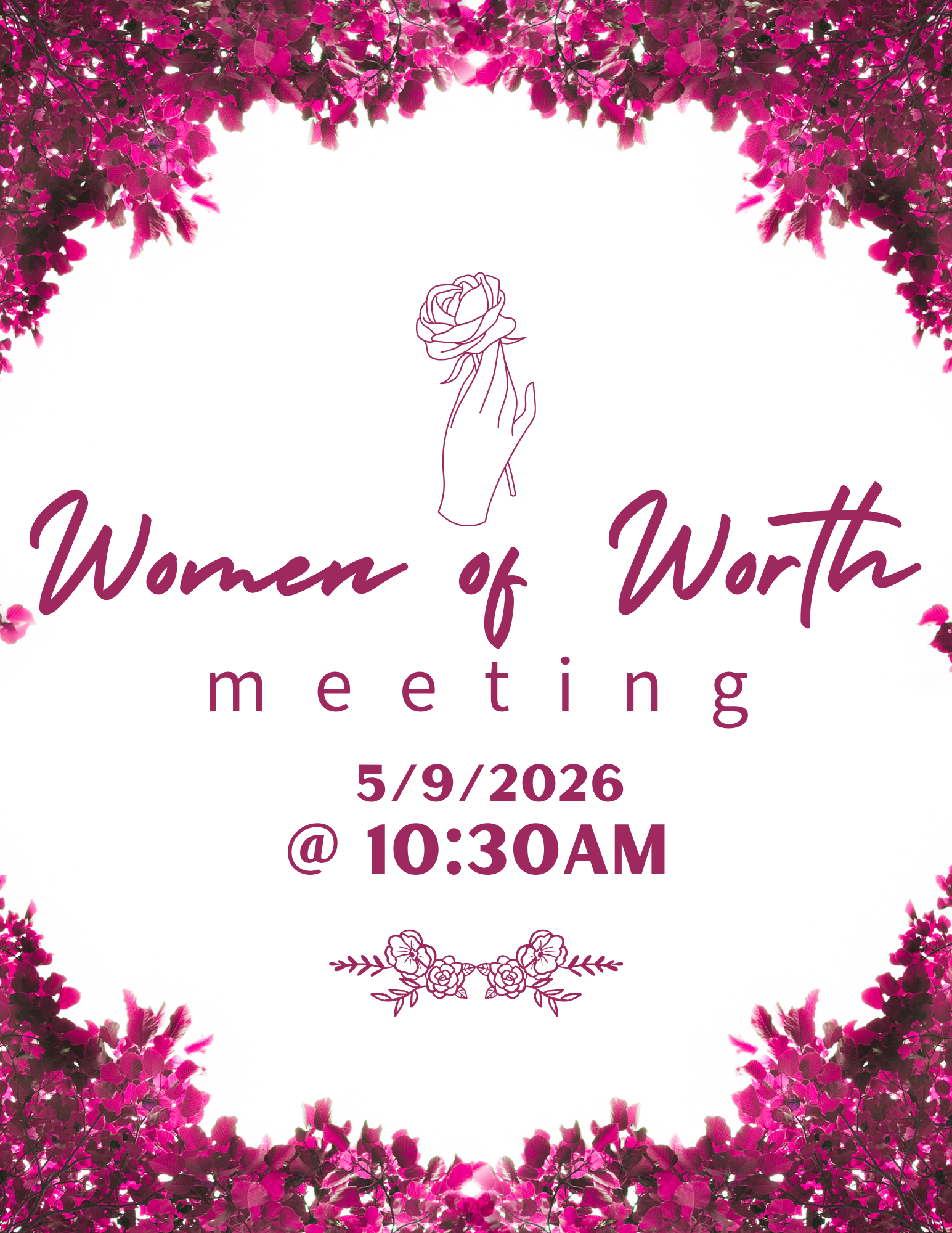 WOMEN OF WORTH MEETING