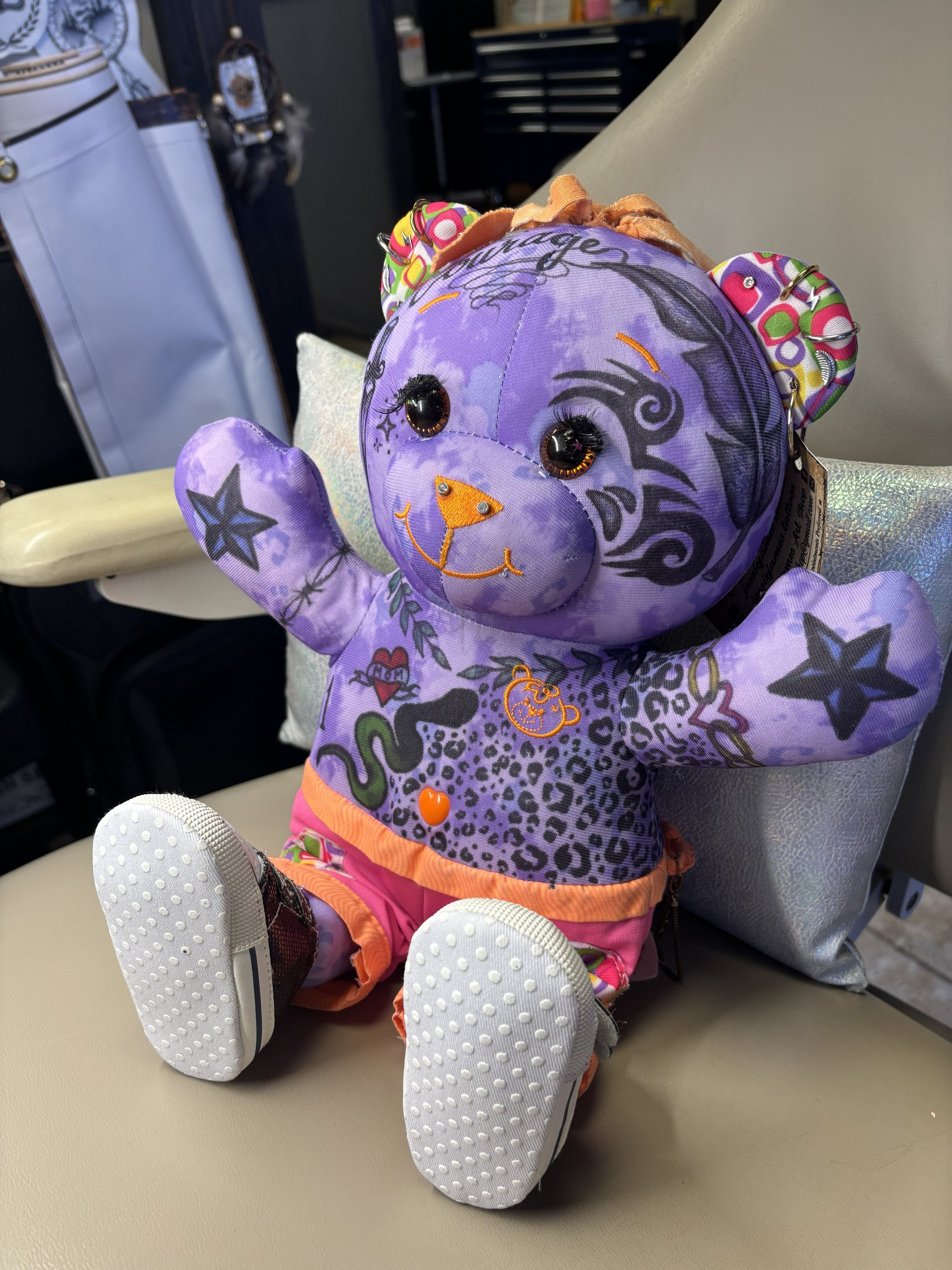 Tattooed Doodle Bear