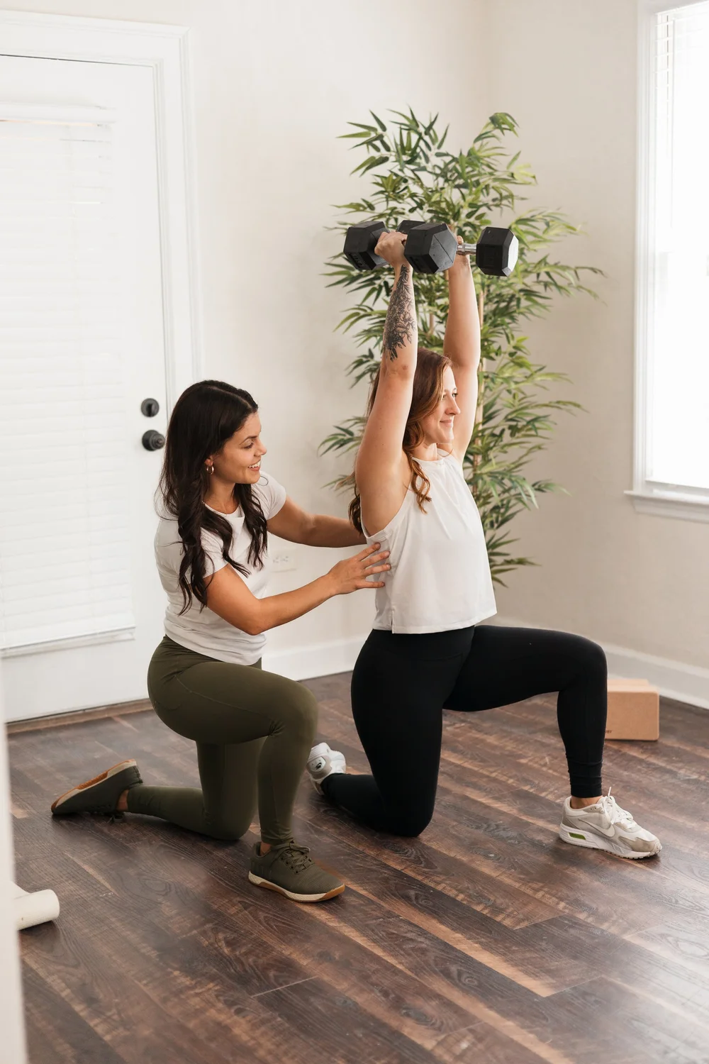 Therapist providing wellness care