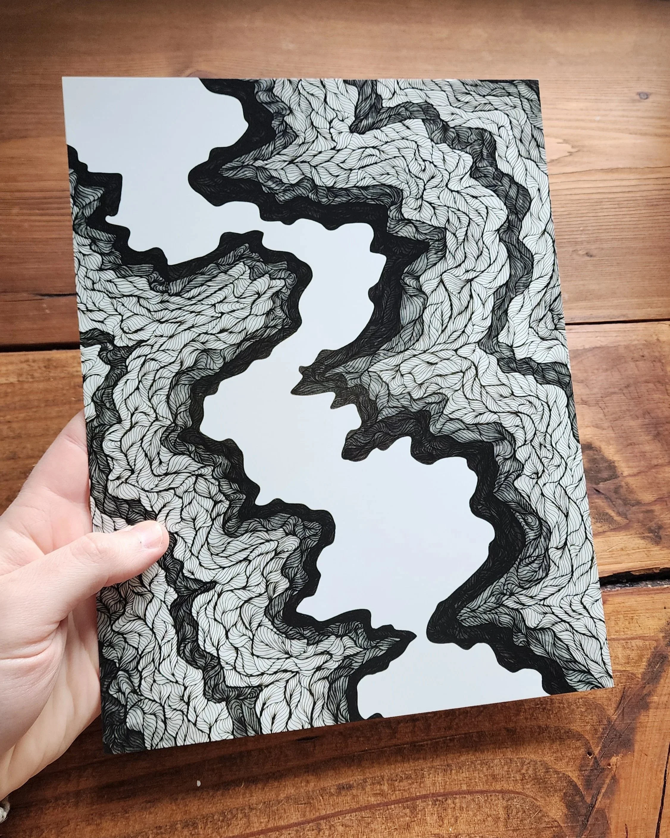 "Canyon" signed print