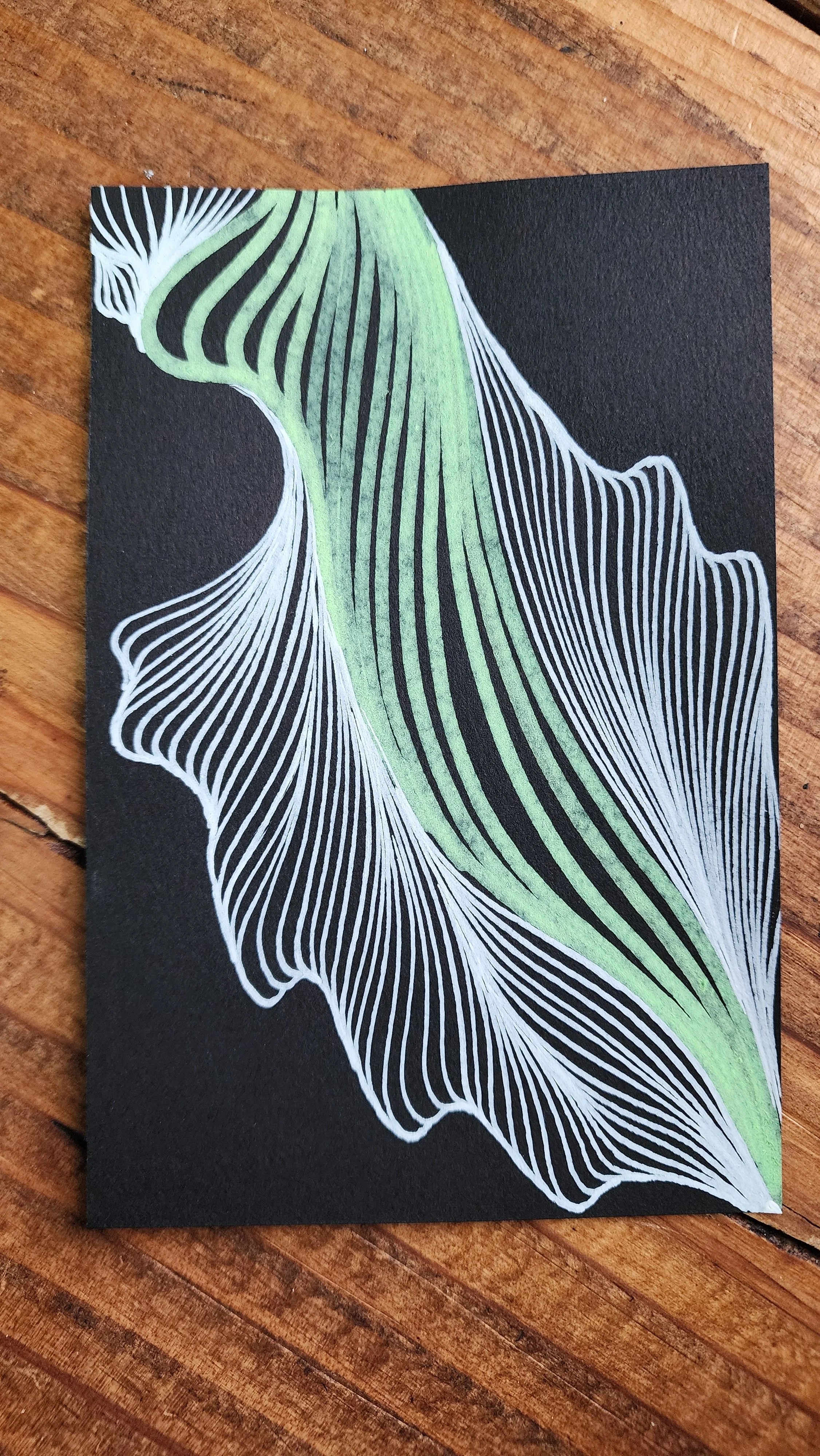 4" by 6" original drawing