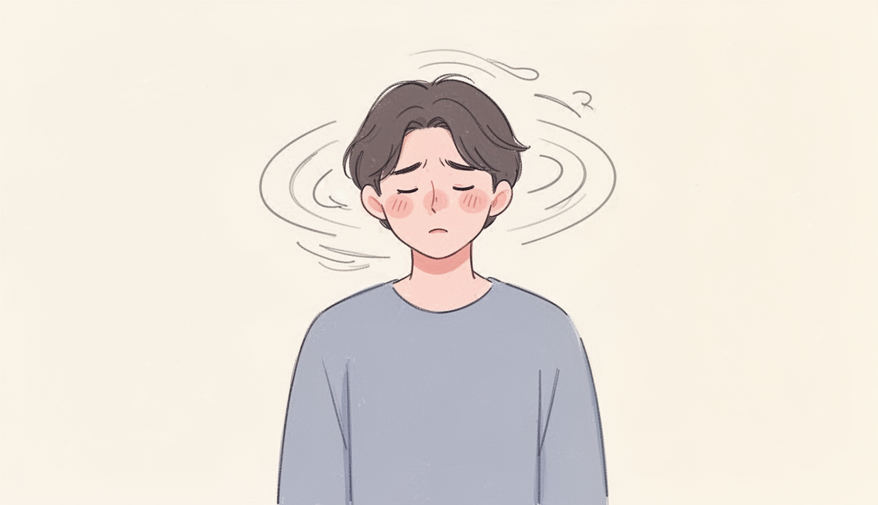 英語で「頭がふらふら」「頭がぼーっとする」を正しく表現｜Dizzy / Fuzzy / Groggy の使い分け