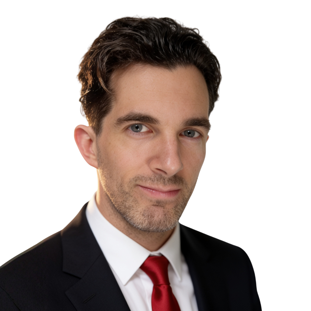 A professional photograph of Jordan Bradbury, the director of Gold Forest Academy.