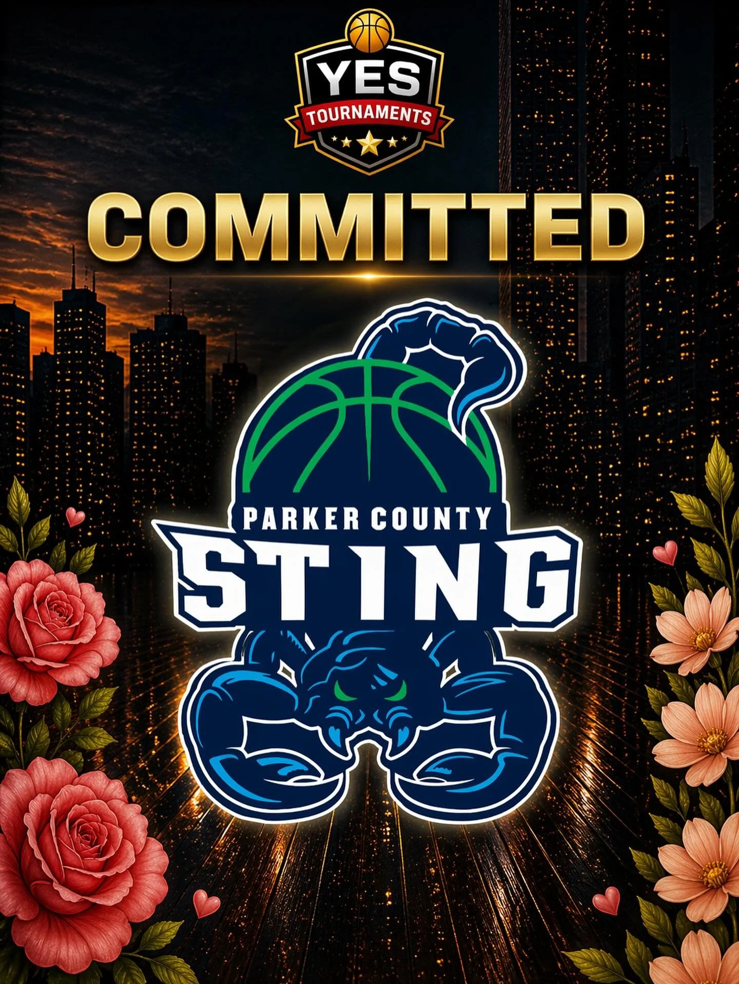 Locked and loaded.
Hoops for Mom &bull; May 9 🌸🏀