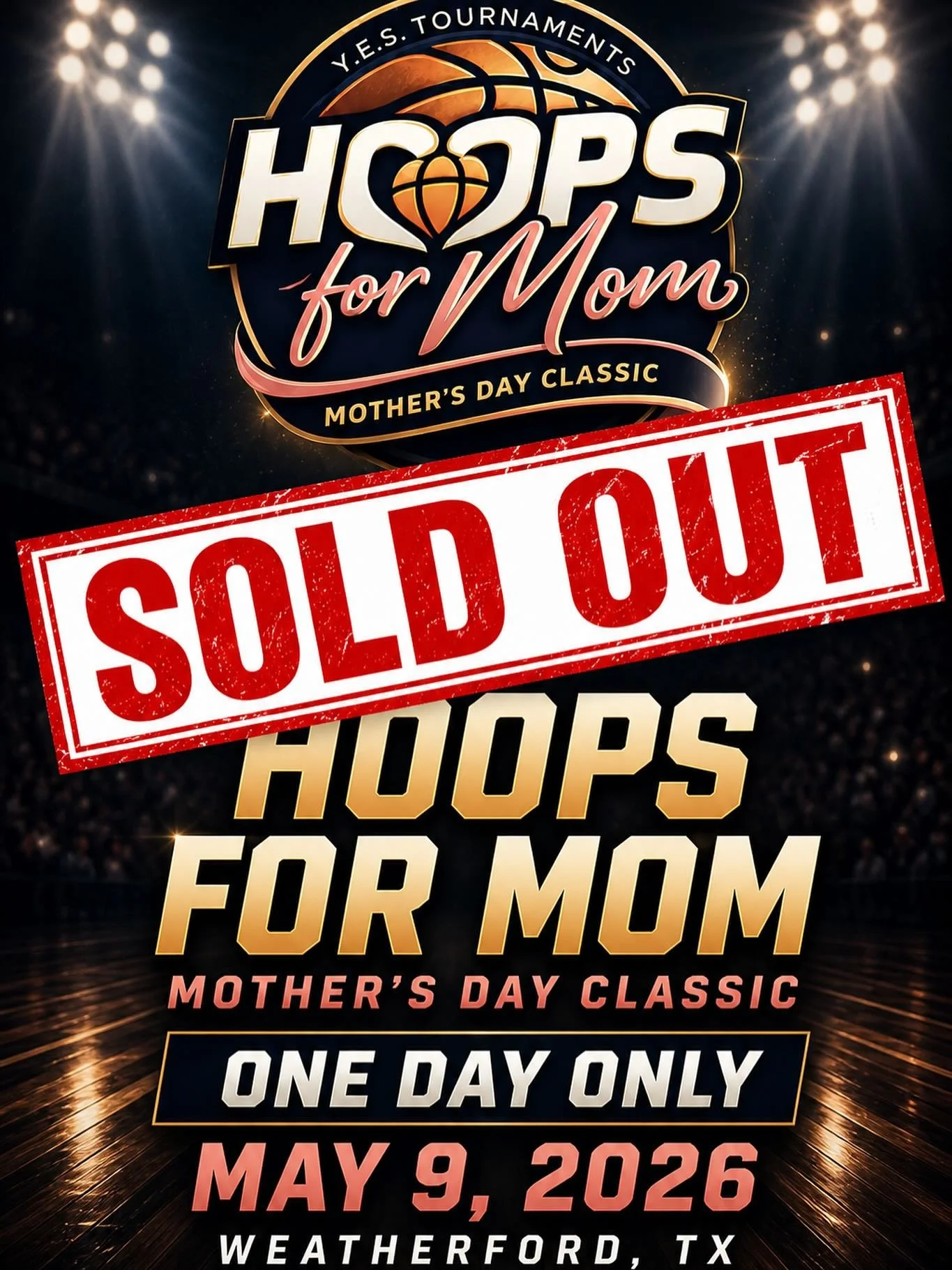 🔥 SOLD OUT. LOCKED IN. READY TO GO. 🔥
We are officially at FULL CAPACITY for the Hoops for Mom Mother&rsquo;s Day Classic! Every spot is taken and the teams are locked and loaded for an incredible day of competition.
This is shaping up to be one of