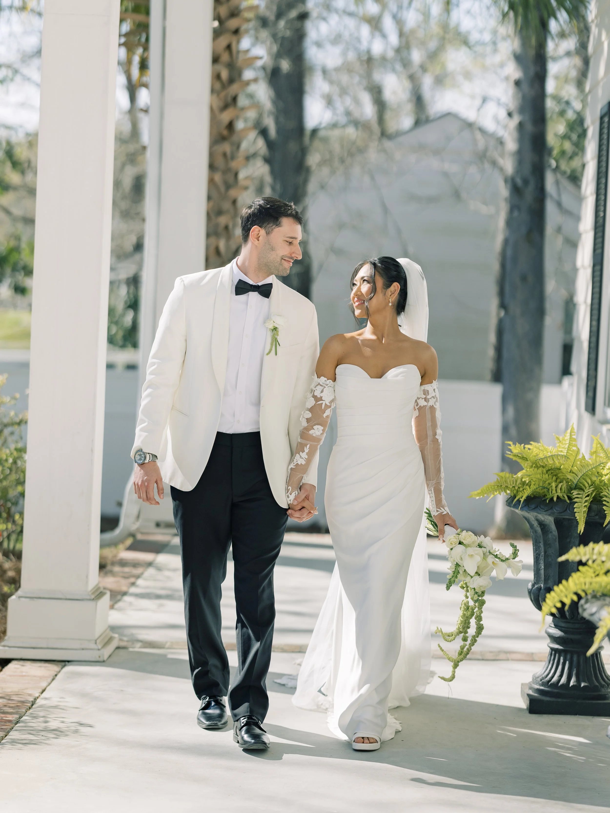 Bride and Groom getting married at 108 W Main