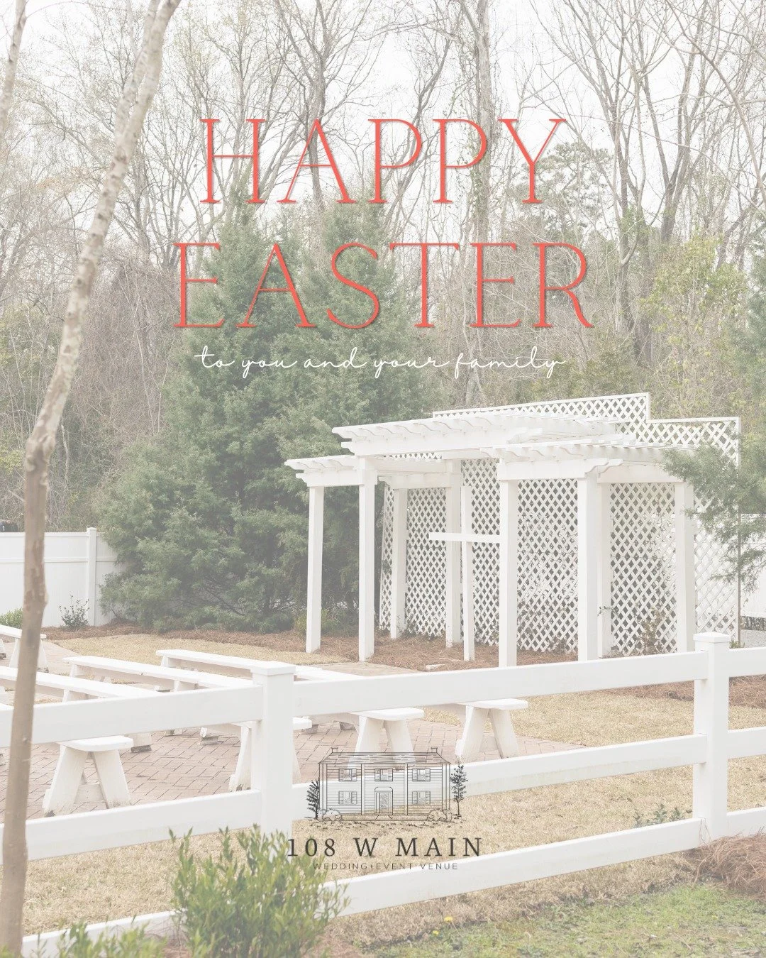 Happy Easter from our little corner of love at 108 W Main

Wishing you and your family a day filled with peace, joy, and sweet moments together. This season is all about new beginnings, and we love being part of so many beautiful ones here at the ven