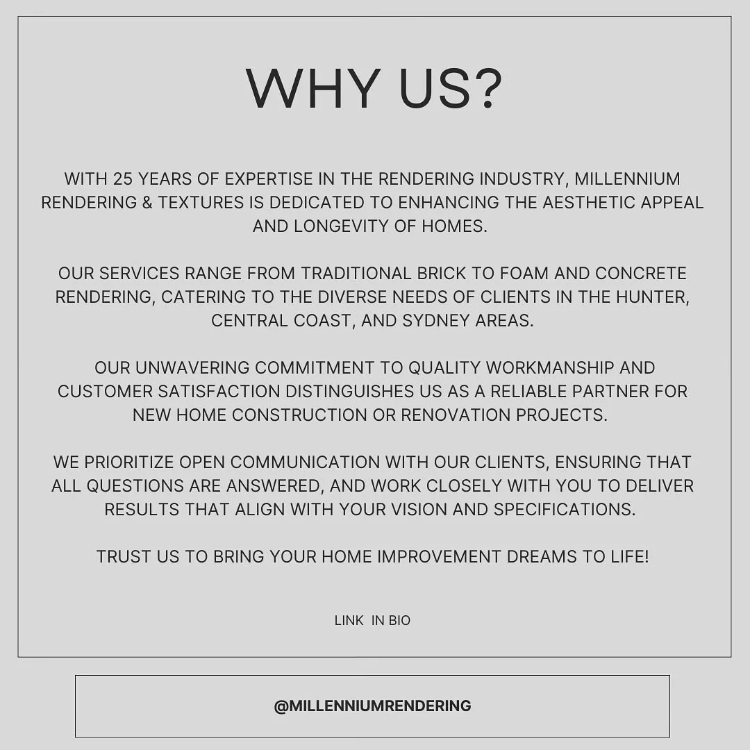 Why us? #millenniumrendering