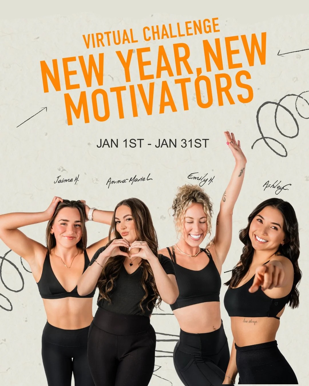 🔥 New Year, New Motivator Virtual Challenge🔥 Starts today!⁠
⁠
Spin in one of the New Motivators classes for a chance to 𝘄𝗶𝗻 $𝟭𝟱𝟬 𝗔𝗰𝗰𝗼𝘂𝗻𝘁 𝗖𝗿𝗲𝗱𝗶𝘁. (1 class = 1 entry). Enroll in the challenge on the app now!⁠
⁠
📅 Challenge is from