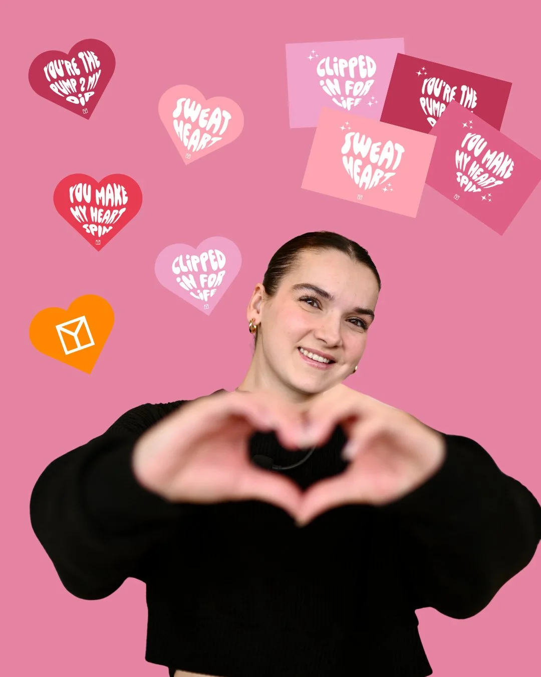 You're the Pump 2 My Dip 💗 Love week starts now!⁠
⁠
From February 1st - 14th, if you take a photo of the Love Week Celebration Card or Sticker + tag us on Instagram @yycycle/@yegcycle, you get $10 Account Credit (1 per rider).⁠
⁠
*If your account is