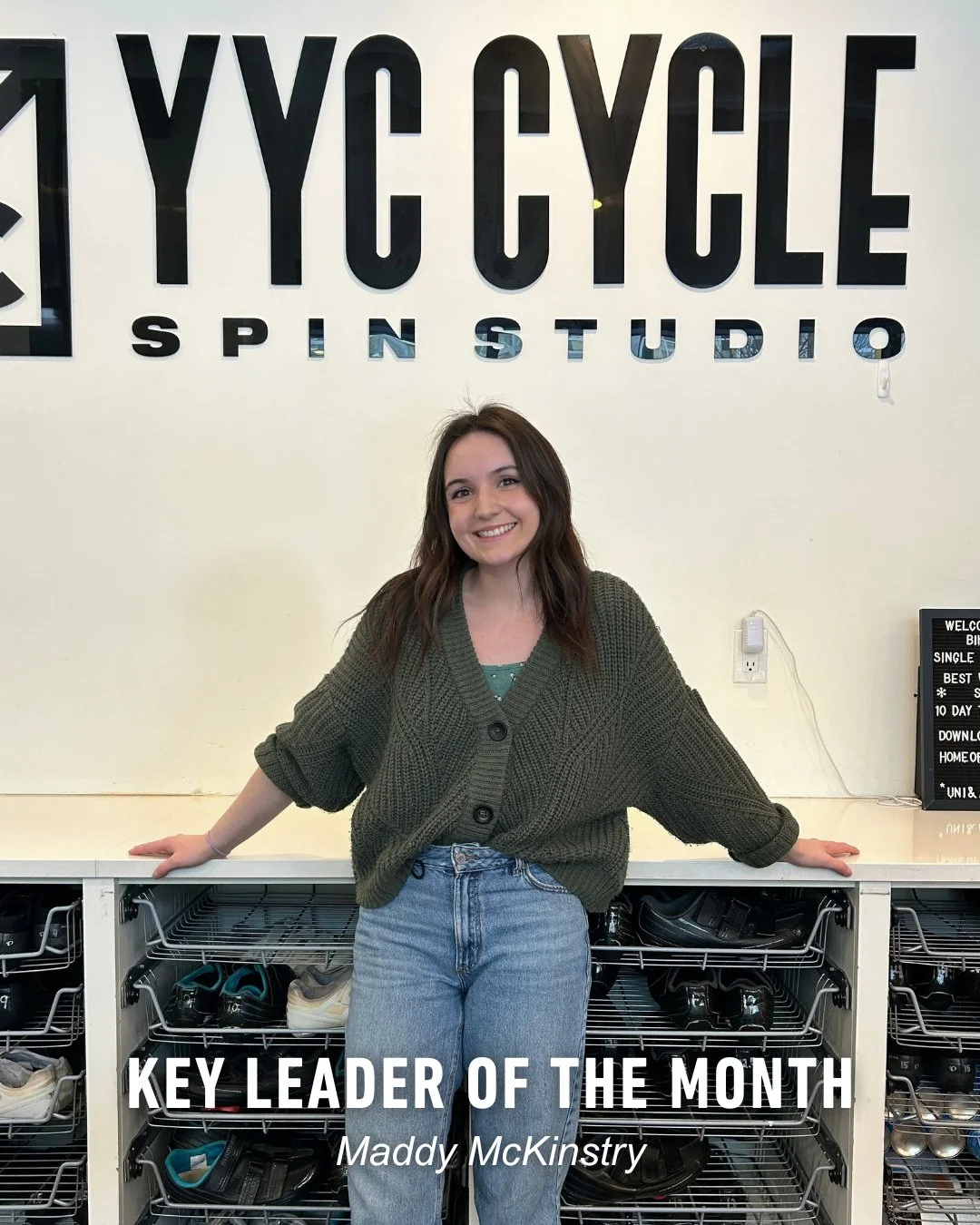 Meet our February YYC Crew of the month, Maddy McKinstry! 🧡⁠
⁠
"We are so excited to be celebrating Maddy McKinstry as our Key Leader of the month! She is always bringing energy, care, and consistency to everything she does. From supporting her