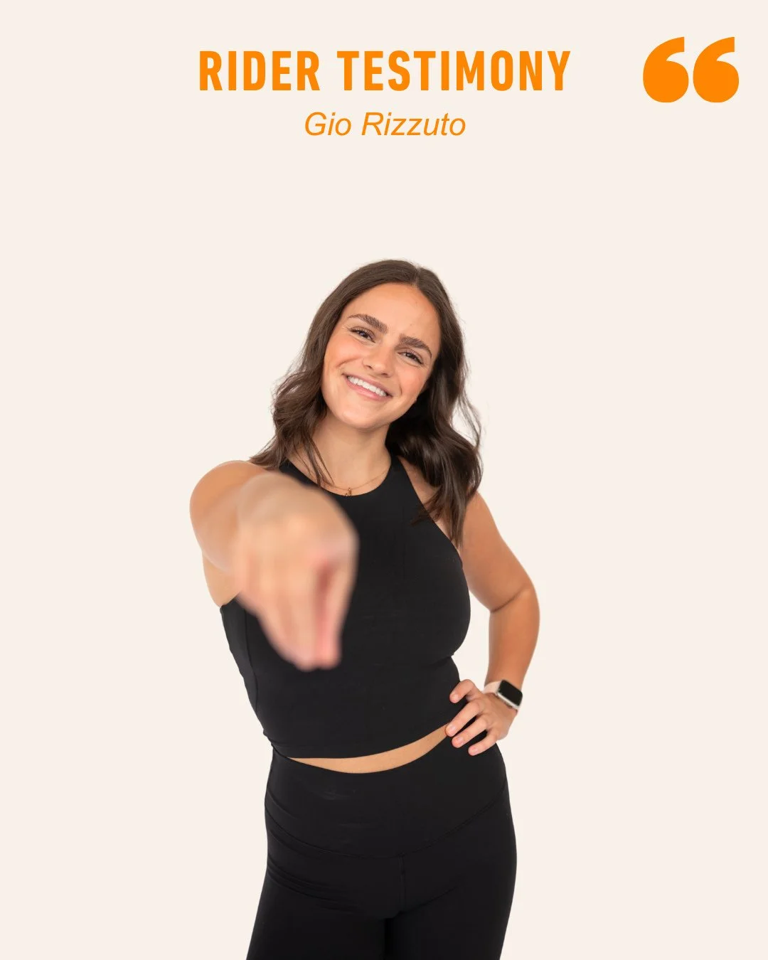 💬 # TestimonialTuesday 💬 Shoutout to our Motivator, Gio Rizzuto! #HomeOfTheBikergang⁠
⁠
&ldquo;Gio was great in Monday 9:30am class! Her instructions were consistently clear and her choice of music and exercises was outstanding! Thank you.&rdquo;⁠
