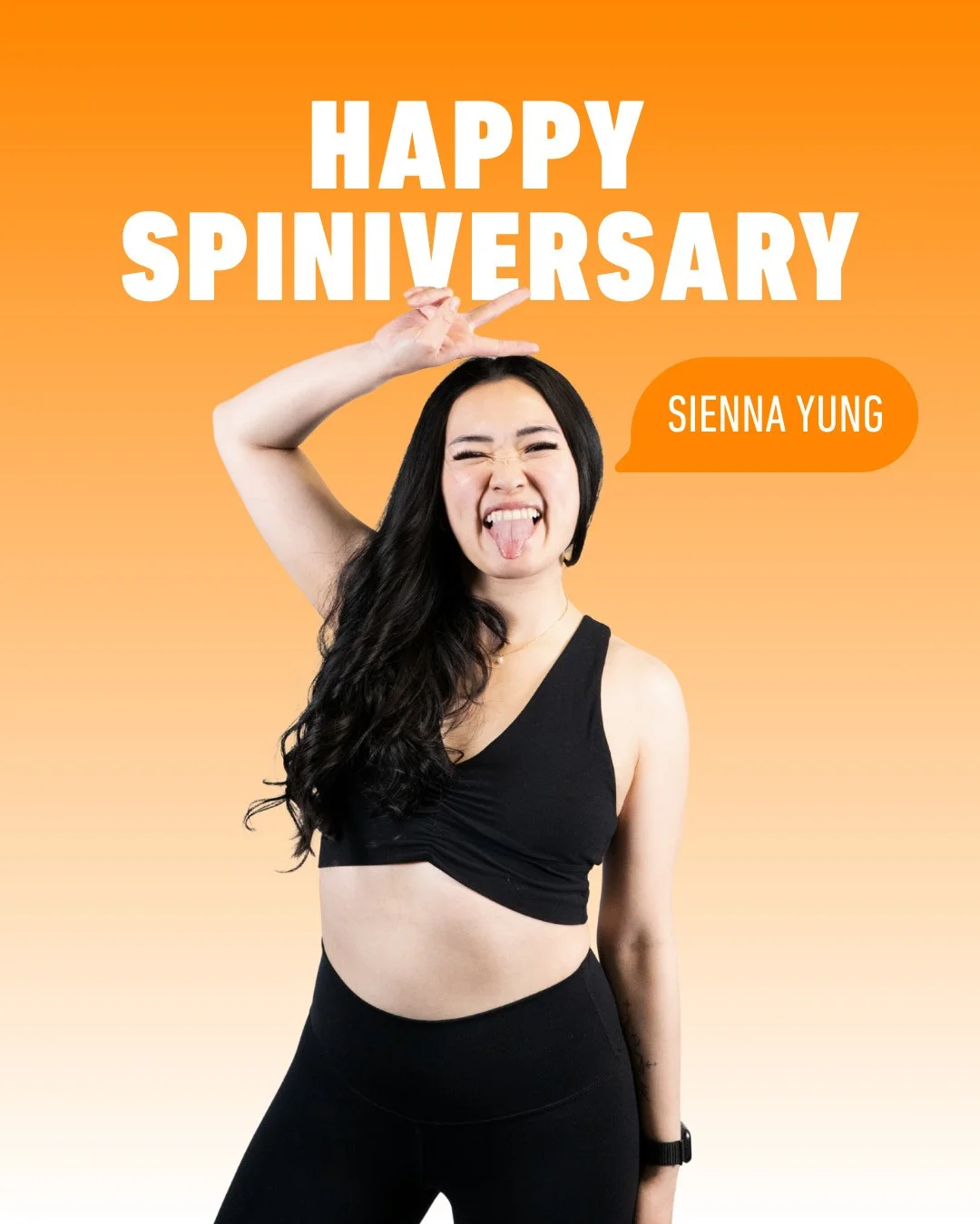 🎉🚲 𝟐 𝐘𝐄𝐀𝐑 𝐒𝐏𝐈𝐍𝐈𝐕𝐄𝐑𝐒𝐀𝐑𝐘: Sienna Yung 🚲🎉 @si3nnayung⁠
⁠
Ride in her classes every:⁠
🧡 Thursday 9:30AM @ University District⁠
🧡 Friday 12:00PM @ University District⁠
⁠
Let's all give some love in the comments below ⬇️