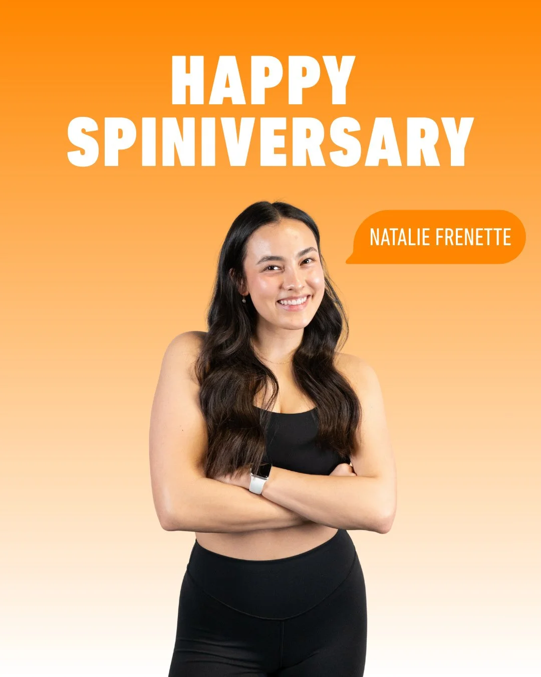 🎉🚲 𝟐 𝐘𝐄𝐀𝐑 𝐒𝐏𝐈𝐍𝐈𝐕𝐄𝐑𝐒𝐀𝐑𝐘: Natalie Frenette 🚲🎉 @natalie.frenette⁠
⁠
Ride in her classes every:⁠
🧡 Sunday 11:00AM @ University District⁠
⁠
Let's all give some love in the comments below ⬇️