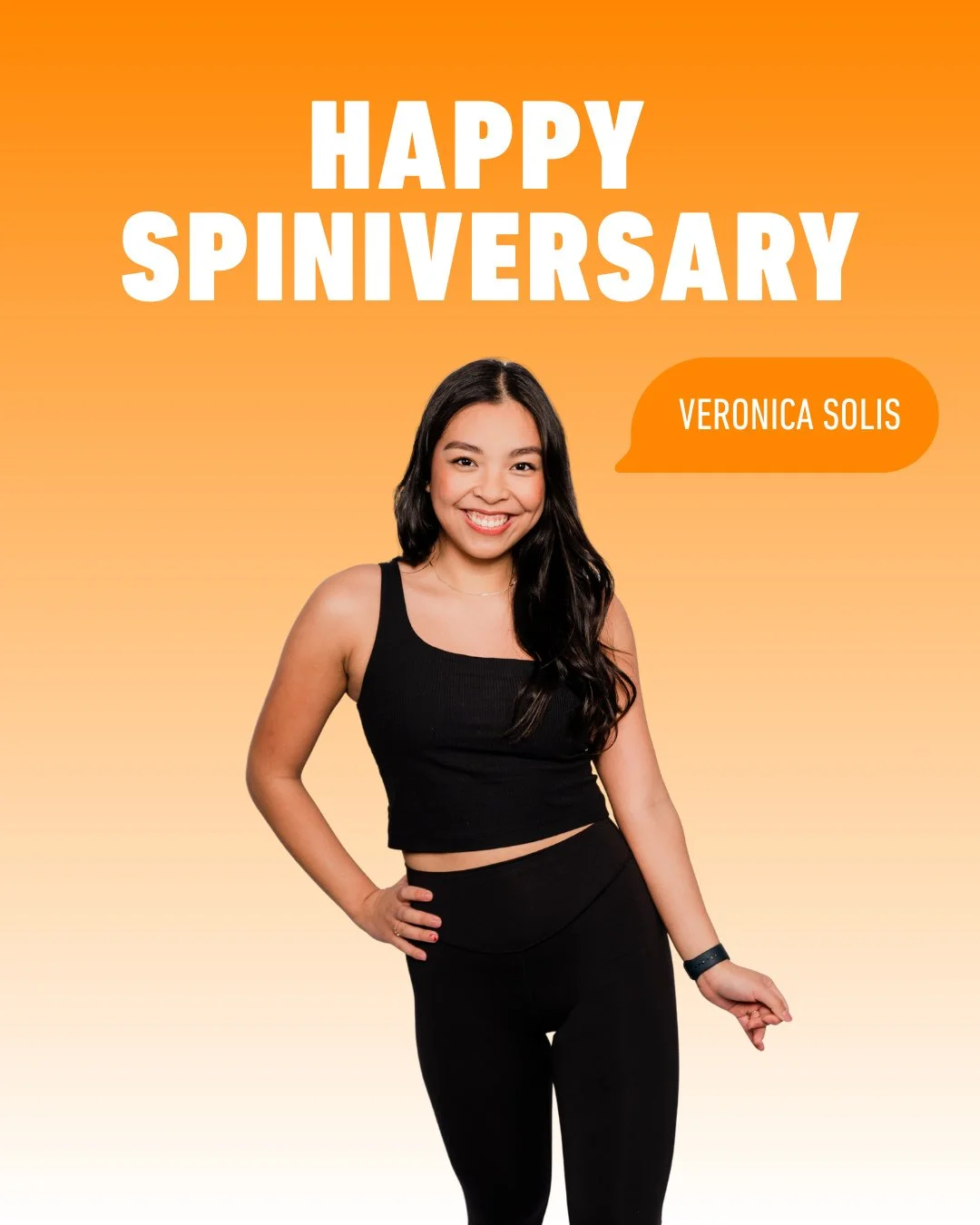 🎉🚲 𝟏 𝐘𝐄𝐀𝐑 𝐒𝐏𝐈𝐍𝐈𝐕𝐄𝐑𝐒𝐀𝐑𝐘: Veronica Solis 🚲🎉 @honthevron⁠
⁠
Ride in her classes every:⁠
🧡 Thursday 6:00PM @ University District⁠
⁠
Let's all give some love in the comments below ⬇️
