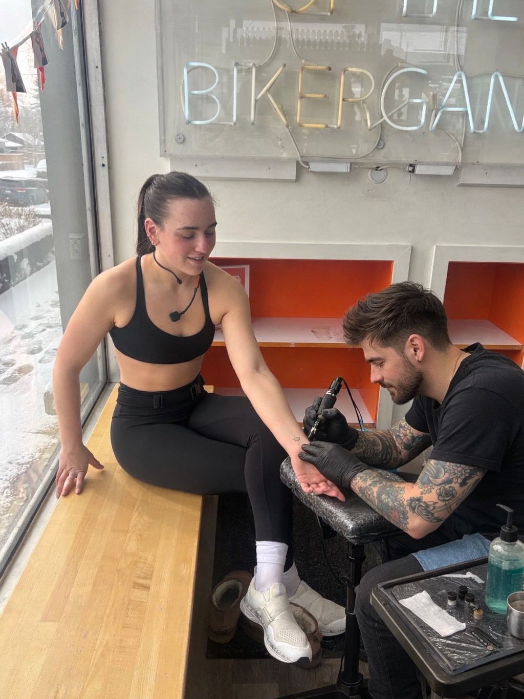 Thank you to @aces_n_spades_north for making our Bikergang dreams come true 🧡 We&rsquo;ve had quite a few requests over the years with riders who want to represent our community in even more meaningful ways, so we decided to spoil you with 𝗰𝗼𝗺𝗽?