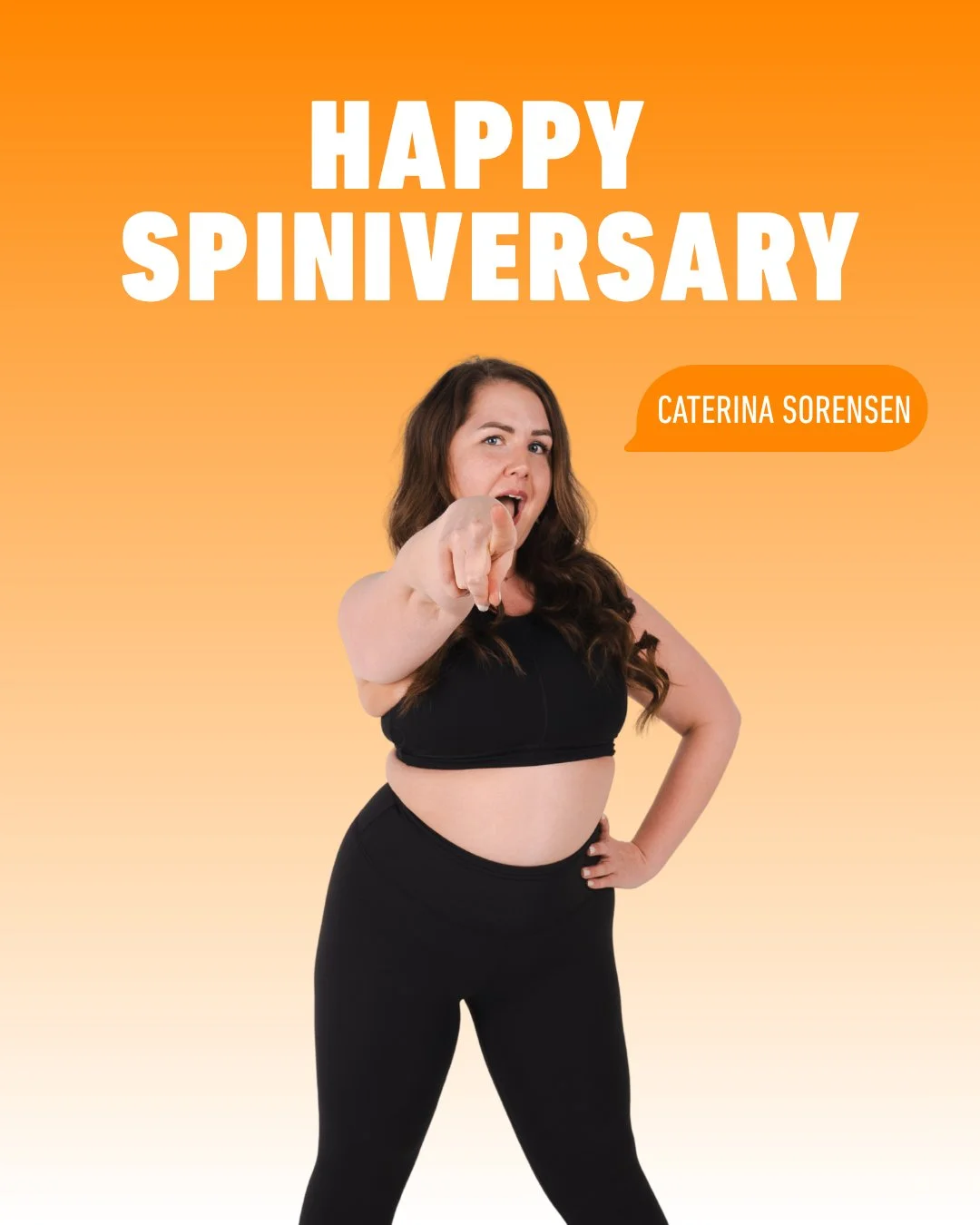 🎉🚲 𝟰 𝗬𝗘𝗔𝗥 𝗦𝗣𝗜𝗡𝗜𝗩𝗘𝗥𝗦𝗔𝗥𝗬: Caterina Sorensen 🚲🎉 @caterina._93⁠
⁠
Ride in her classes every:⁠
🧡 Sunday 9:30AM @ University District⁠
🧡 Wednesday 6:00PM @ University District⁠
⁠
Let's all give some love in the comments below ⬇️