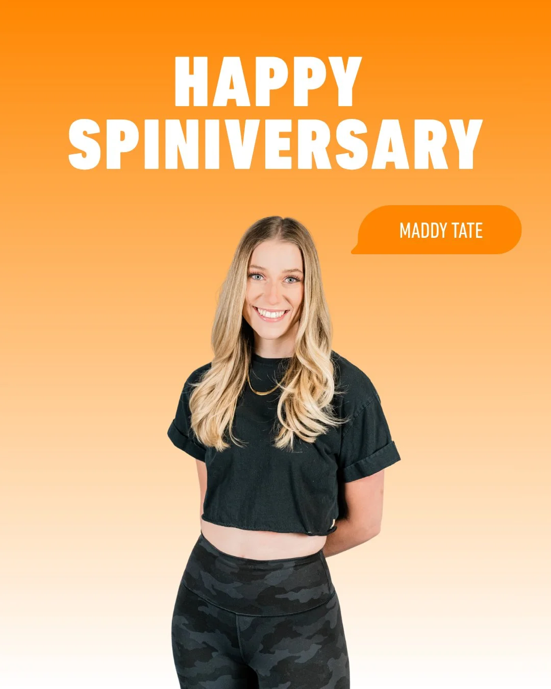 🎉🚲 𝟰 𝗬𝗘𝗔𝗥 𝗦𝗣𝗜𝗡𝗜𝗩𝗘𝗥𝗦𝗔𝗥𝗬: Maddy Tate 🚲🎉 @maddy.tate⁠
⁠
Ride in her classes every:⁠
🧡 Monday 7:15PM @ University District⁠
🧡 Thursday 5:40PM @ Marda Loop⁠
⁠
Let's all give some love in the comments below ⬇️