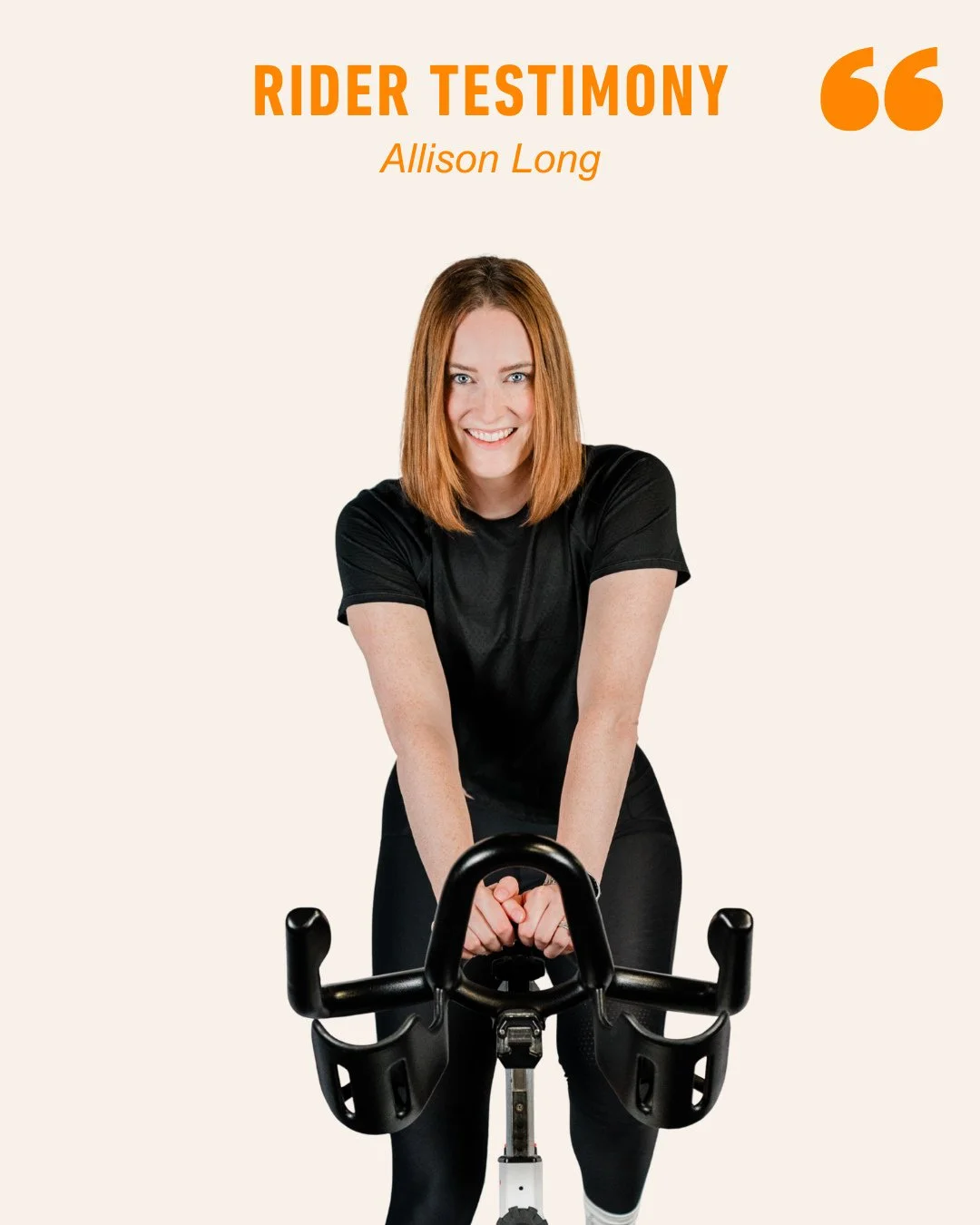 💬 # TestimonialTuesday 💬 Shoutout to our Motivator, Allison Long! #HomeOfTheBikergang @allison.jenna⁠
⁠
&ldquo;Allison is a gem of a human. I appreciate how she takes time to connect with all her riders every class. She gets to know us and is so ki