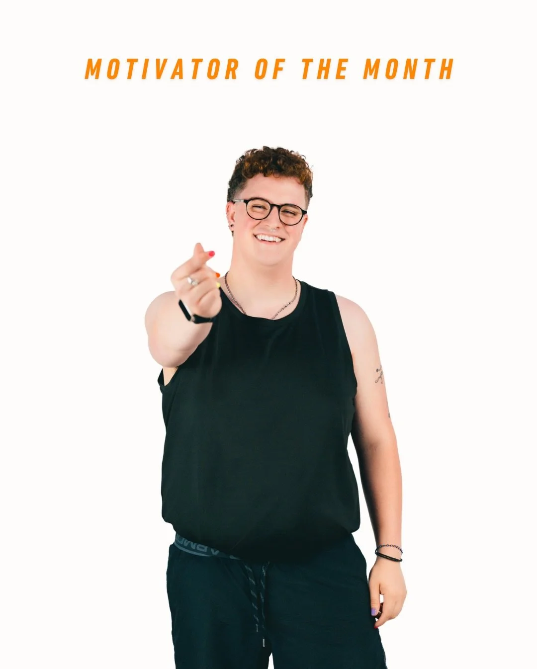 🧡 Motivator of the Month 🧡 @100.peircent Comment down below on why you LOVE Peirce as a Motivator and friend ⬇️⁠
⁠
&ldquo;Peirce brings a level of authenticity, inclusivity, and energy to the podium that makes every rider feel like they belong the 