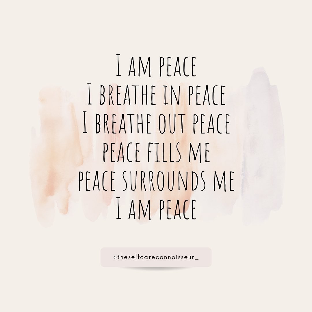 🛑 PAUSE 🛑
Please take a moment to breathe and reflect on this mantra with me

I am peace
I breathe in peace
I breathe out peace
Peace fills me
Peace surrounds me
I am peace

#selfcare #spirituality #spiritual #spiritualwellness #wellness #therapist