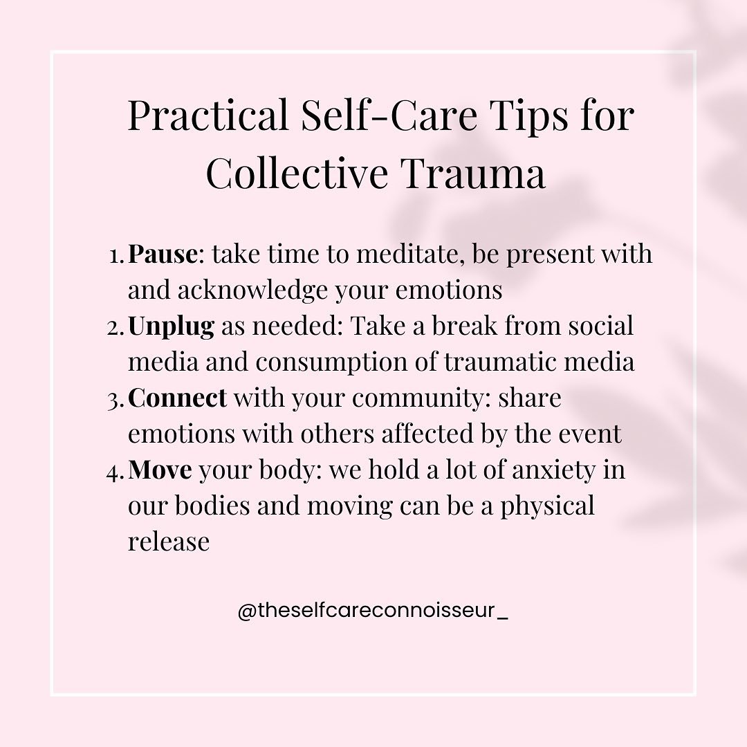 It&rsquo;s unfortunate that my first post is under these circumstances but I felt the need to create and share some practical self-care tips to help people process what&rsquo;s happening.

As a new mom and someone who lives just an hour away from the