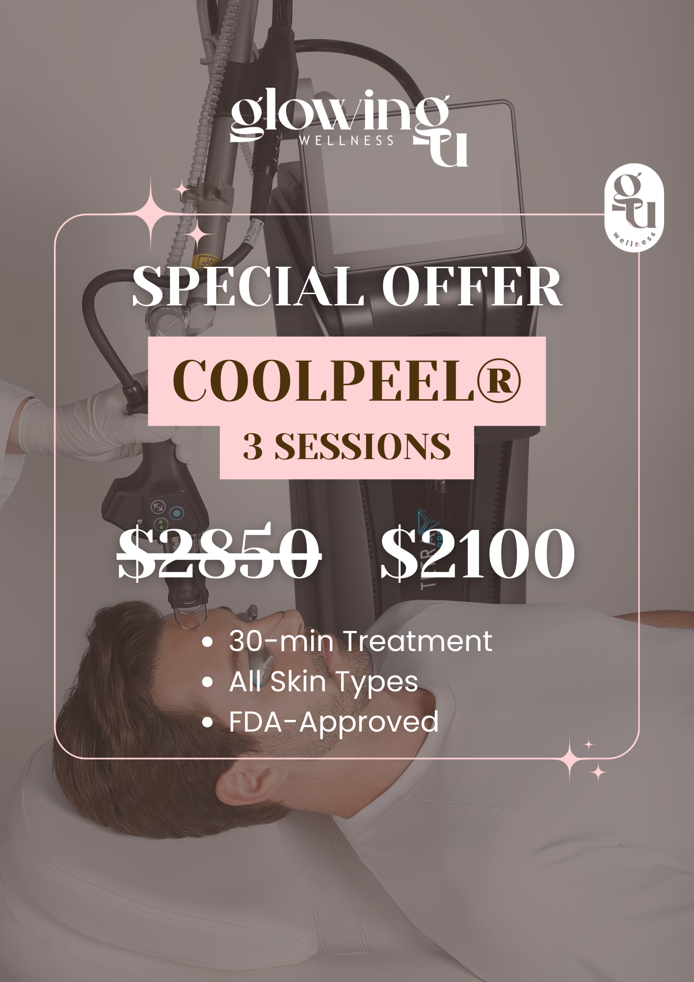 Special Offer: 3 session of CoolPeel® for $2100