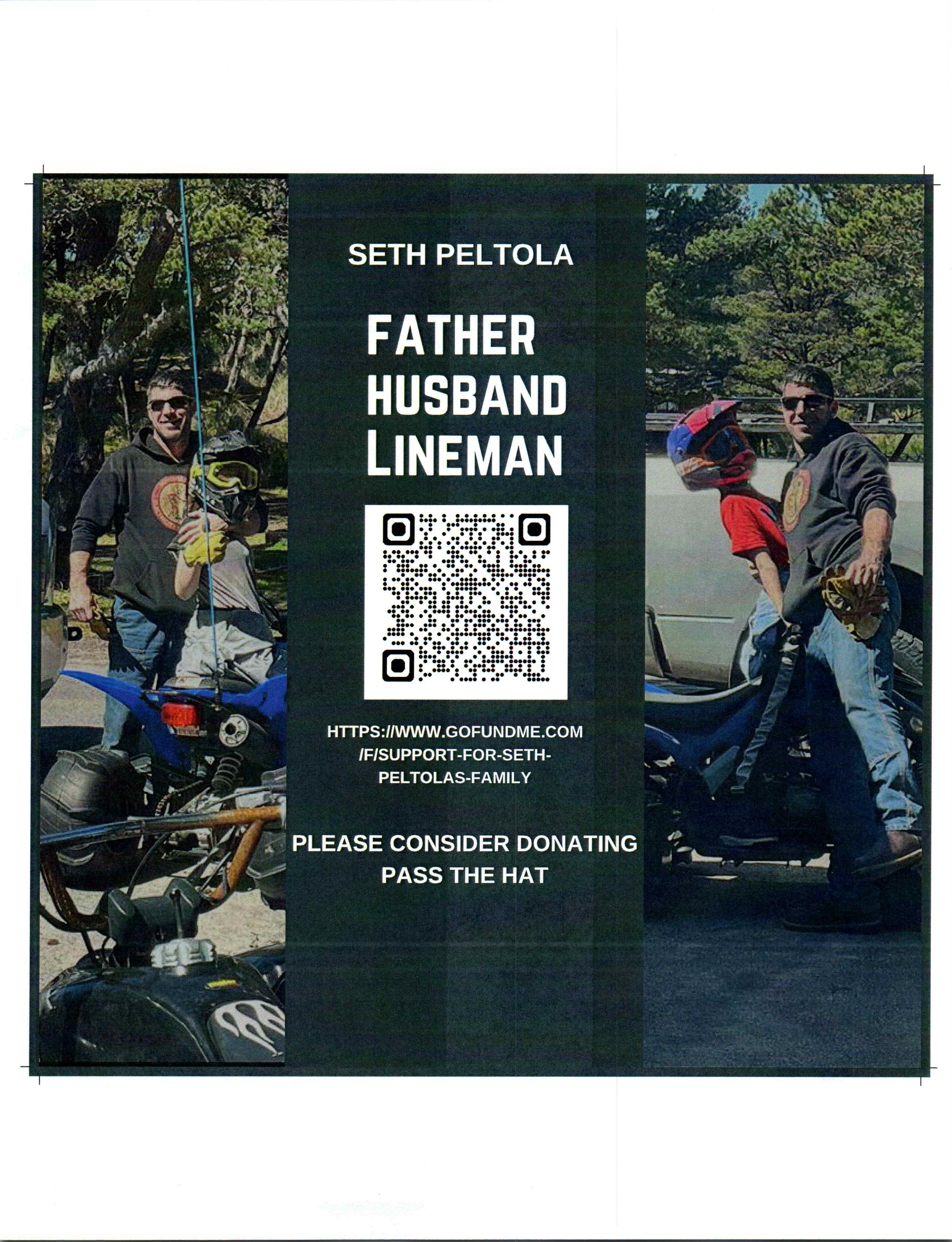 Help Support the Family of Seth Peltola