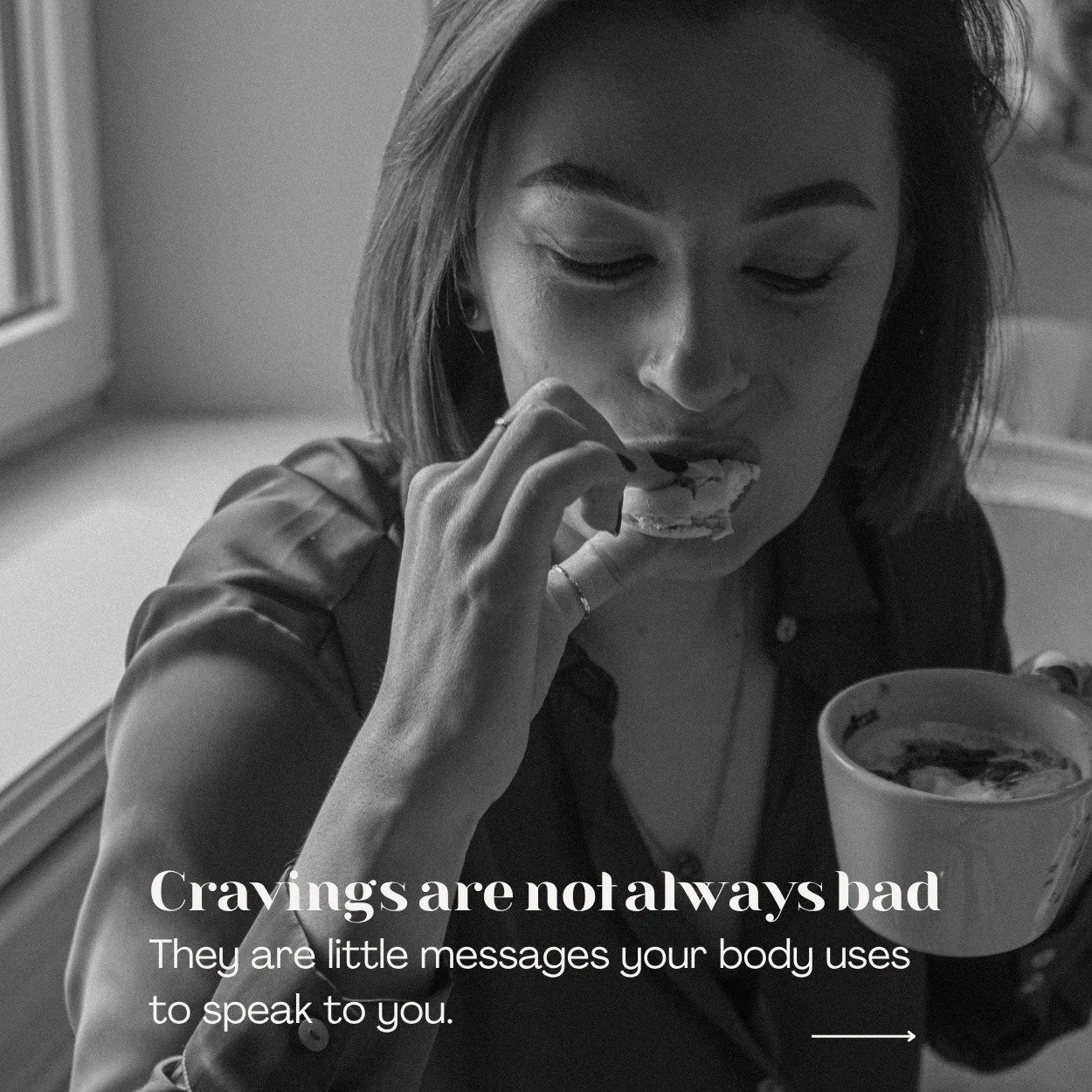 Your cravings are not always bad, they&rsquo;re messages.

Cravings are shaped by three systems working together:
1️⃣ Biology &ndash; hormones, blood sugar, nutrient needs.
2️⃣ Brain &ndash; dopamine + serotonin, our motivation and mood chemicals.
3️