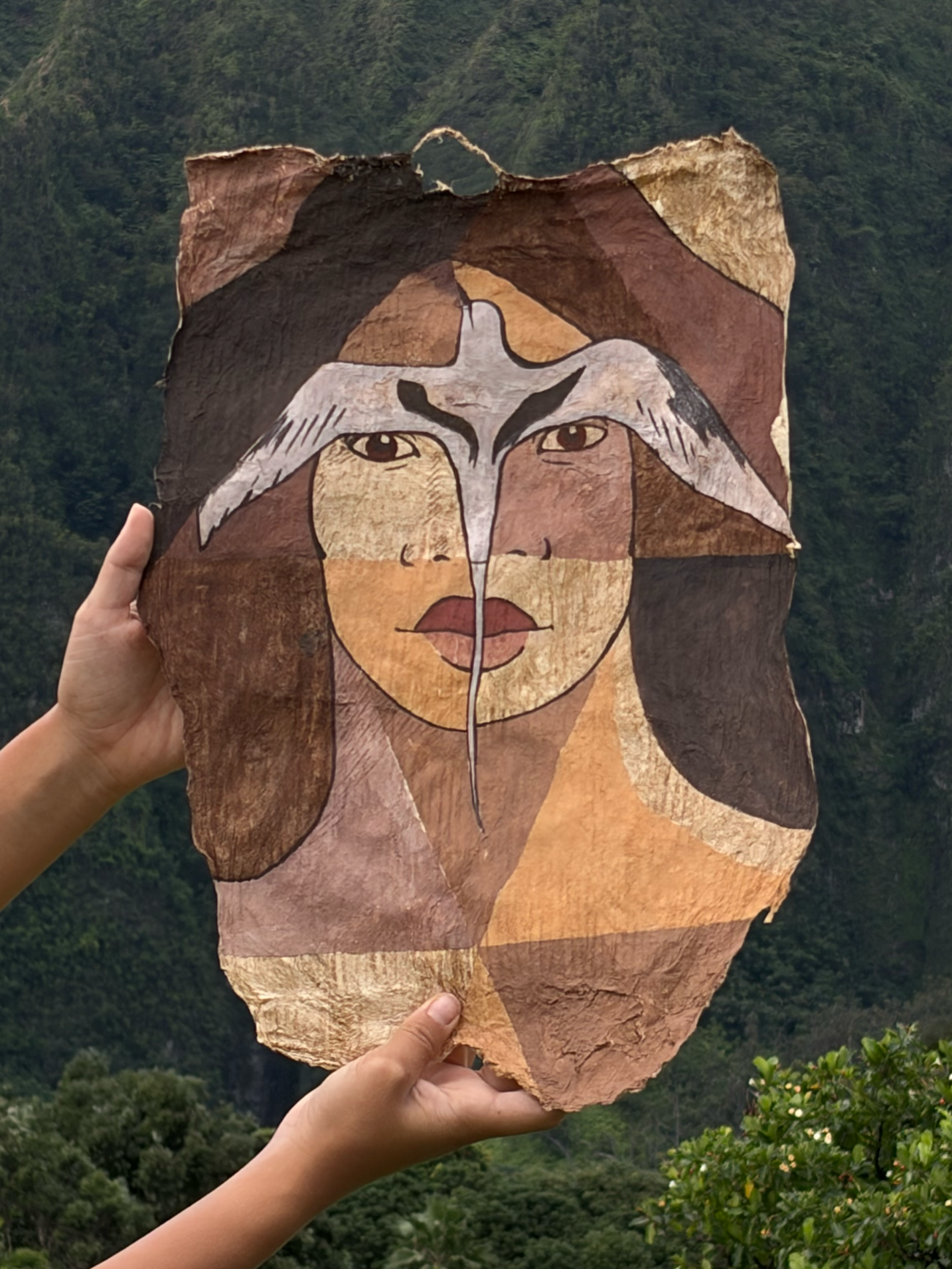 - SOLD - Universal Language - 13" x 18" Watercolor on Kapa