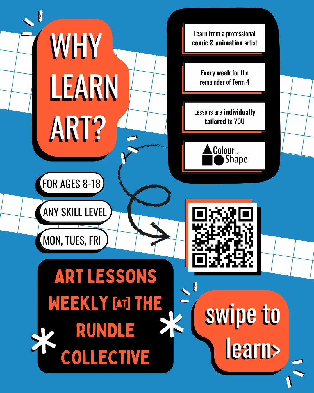 Have you been thinking about signing up for our upcoming Term 4 art bootcamp, but are still sitting on the fence?

Here are 3 reasons why art lessons will benefit your child &gt;&gt;&gt;

(just kidding)

Although it rings with truth: studies have sho