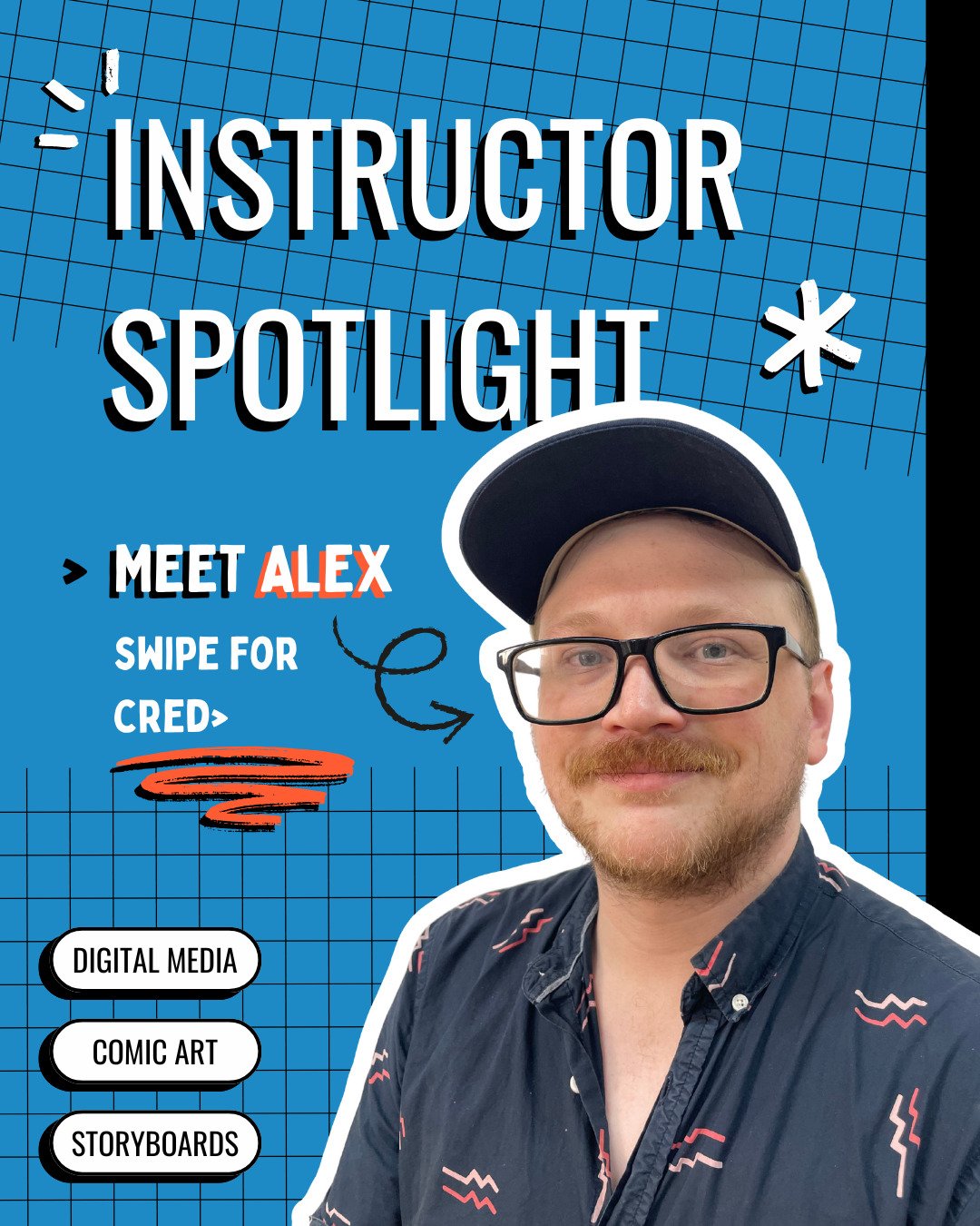 Introducing Alex!

Fans of ABC's Beep and Mort, or adultswim's YOLO: Crystal Fantasy have probably unknowingly seen Alex's art in the wild!

Book today to learn both digital and traditional art from this seasoned professional (who has teaching qualif