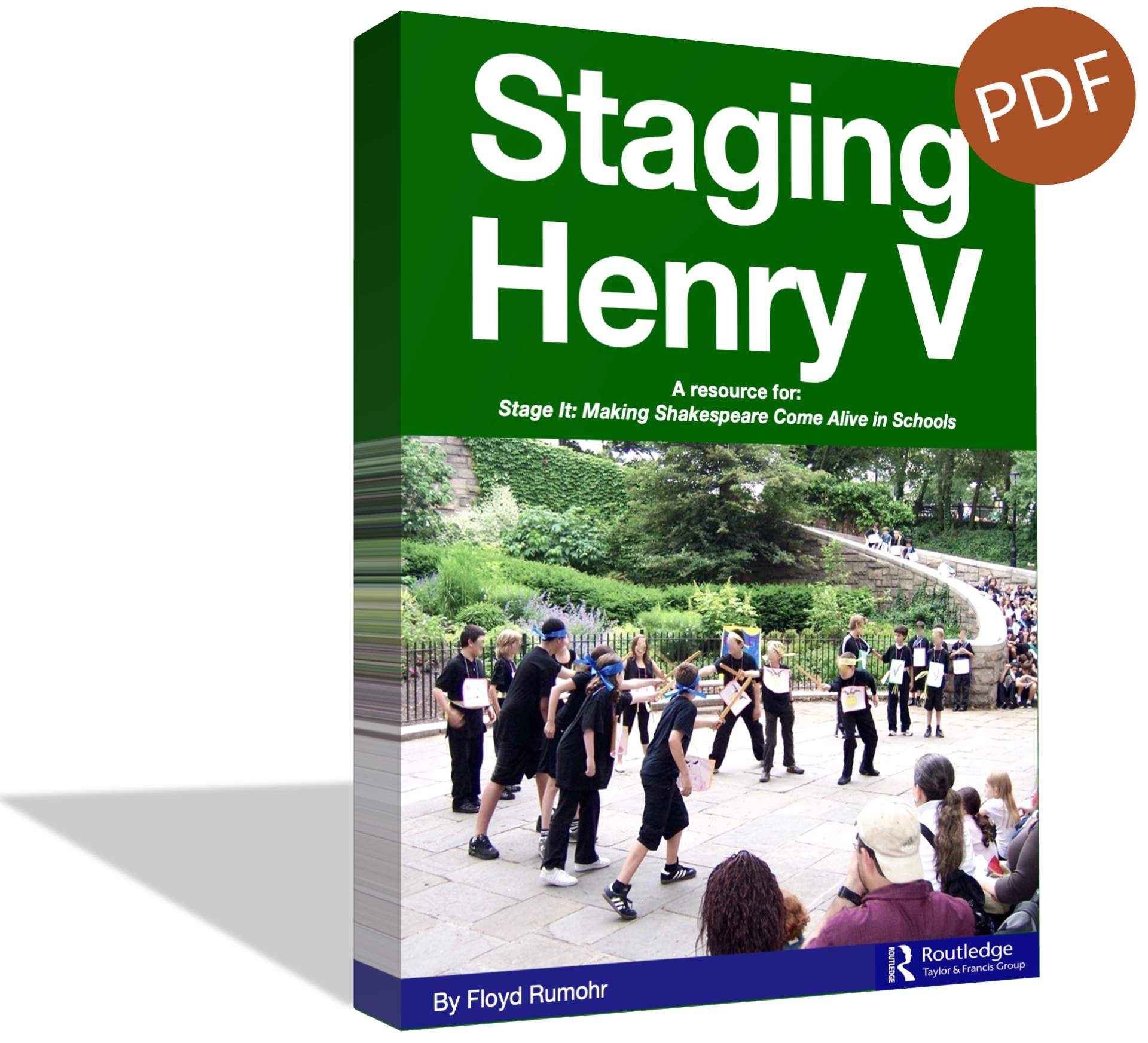 Stage It Henry V book cover: Shakespeare acting script and teaching resources for students aged 9-12