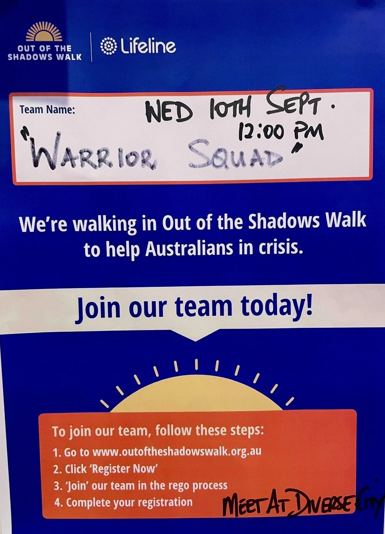 Out of the Shadows Walk