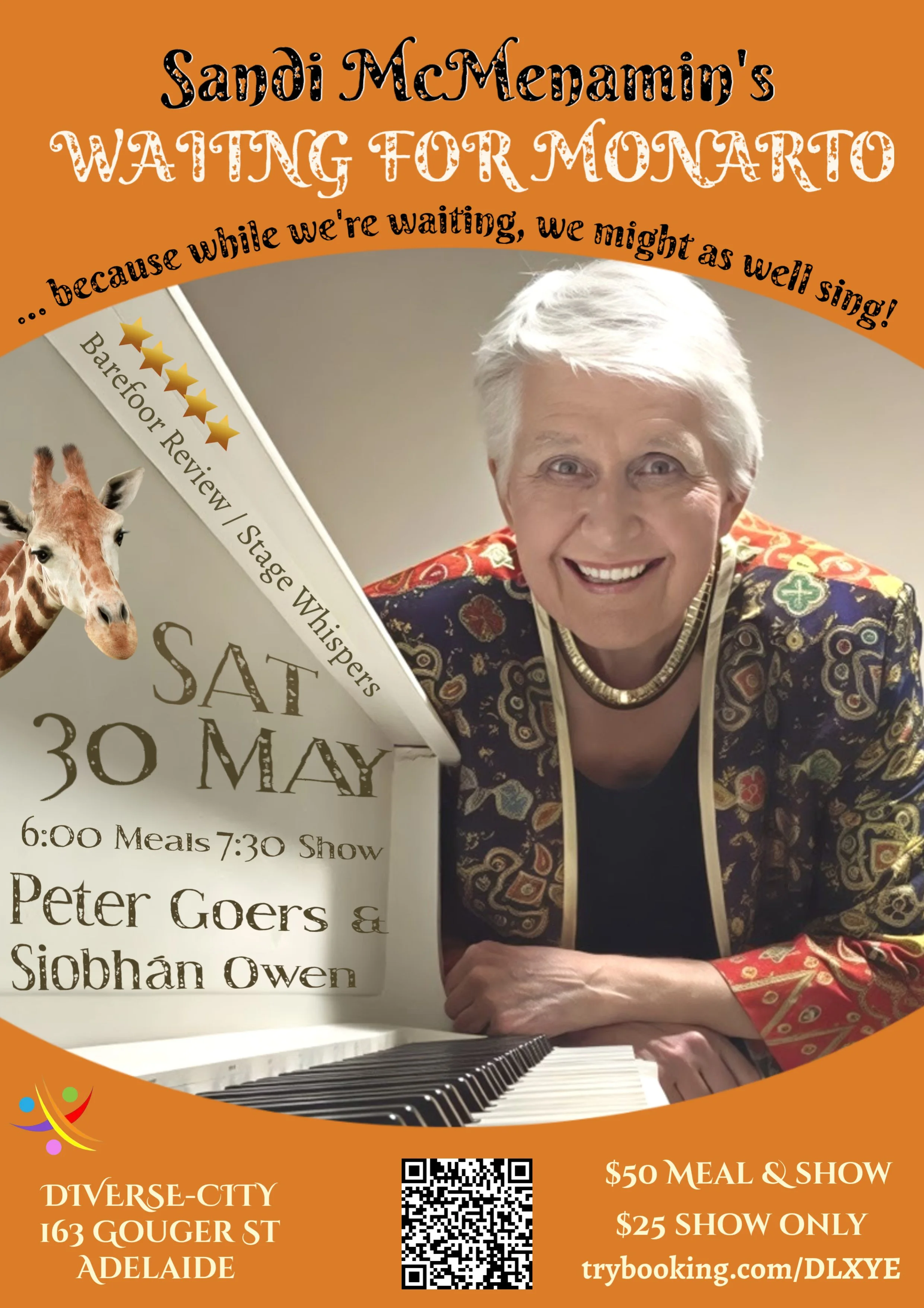 Waiting for Monarto - A Cabaret by Sandi McMenamin