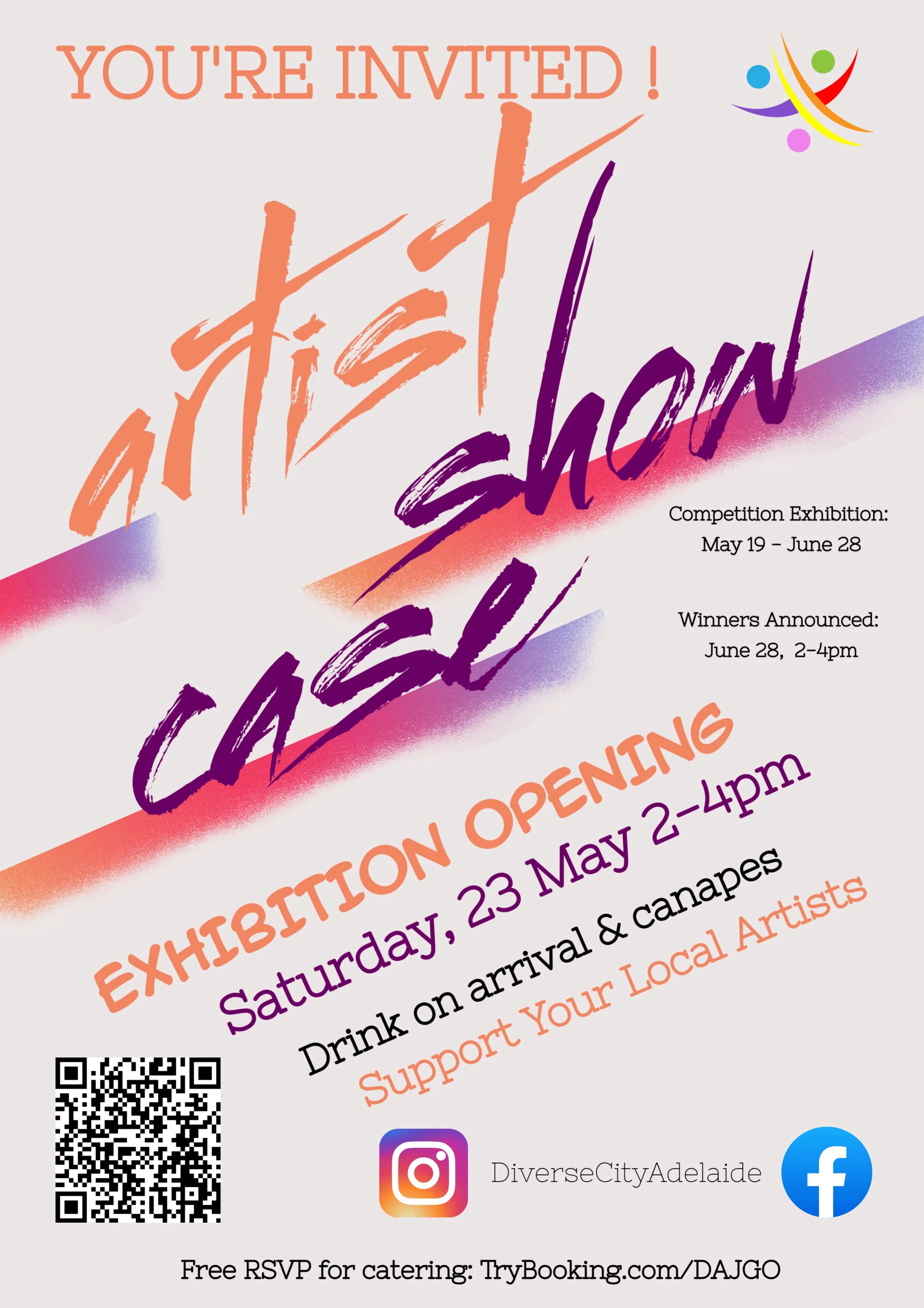 Artist ShowCase Exhibition opening