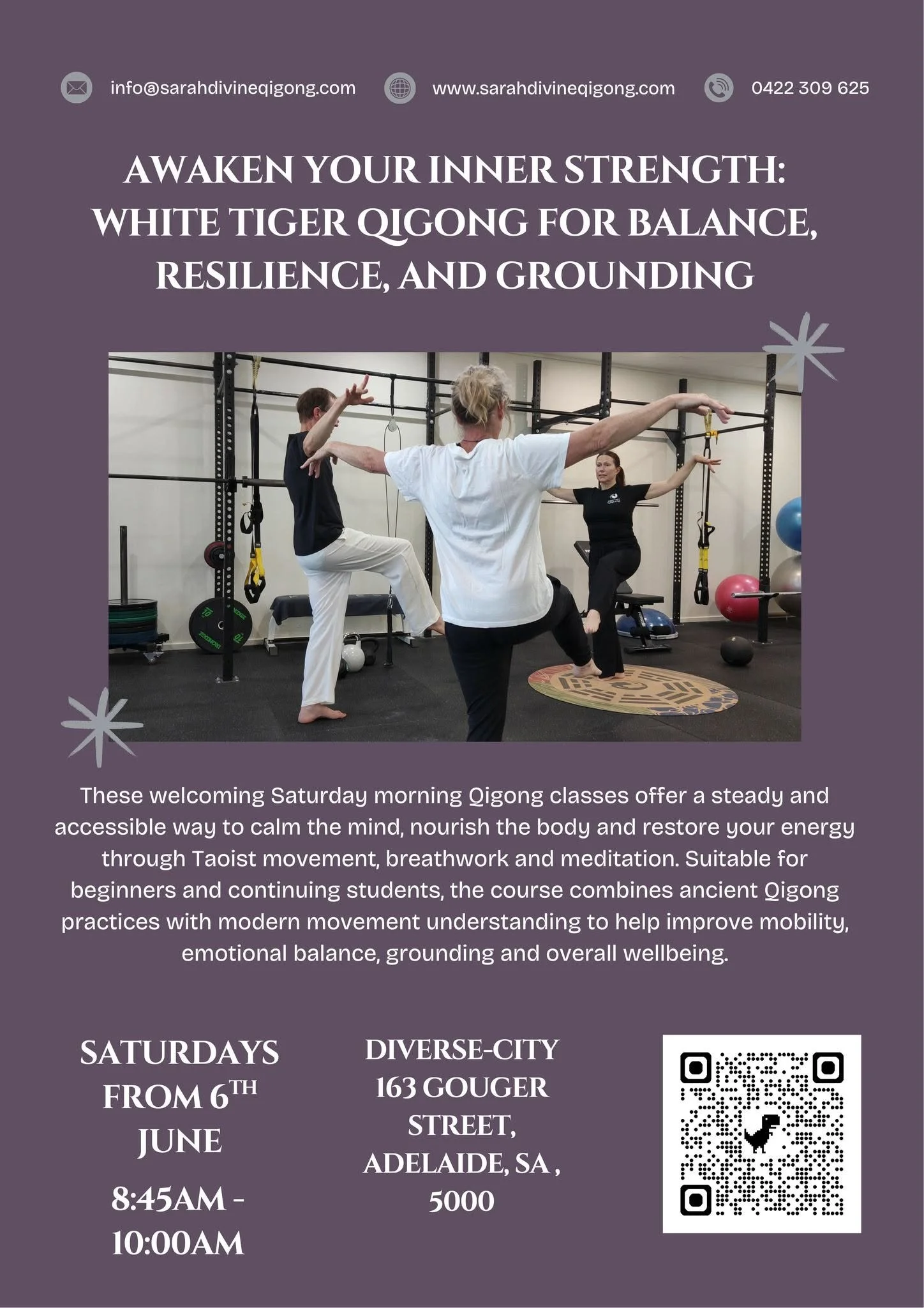 Sarah Divine Qigong (Saturdays)