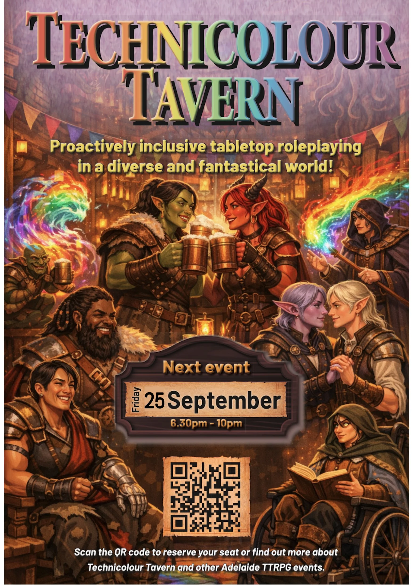 Technicolour Tavern Inclusive D&D