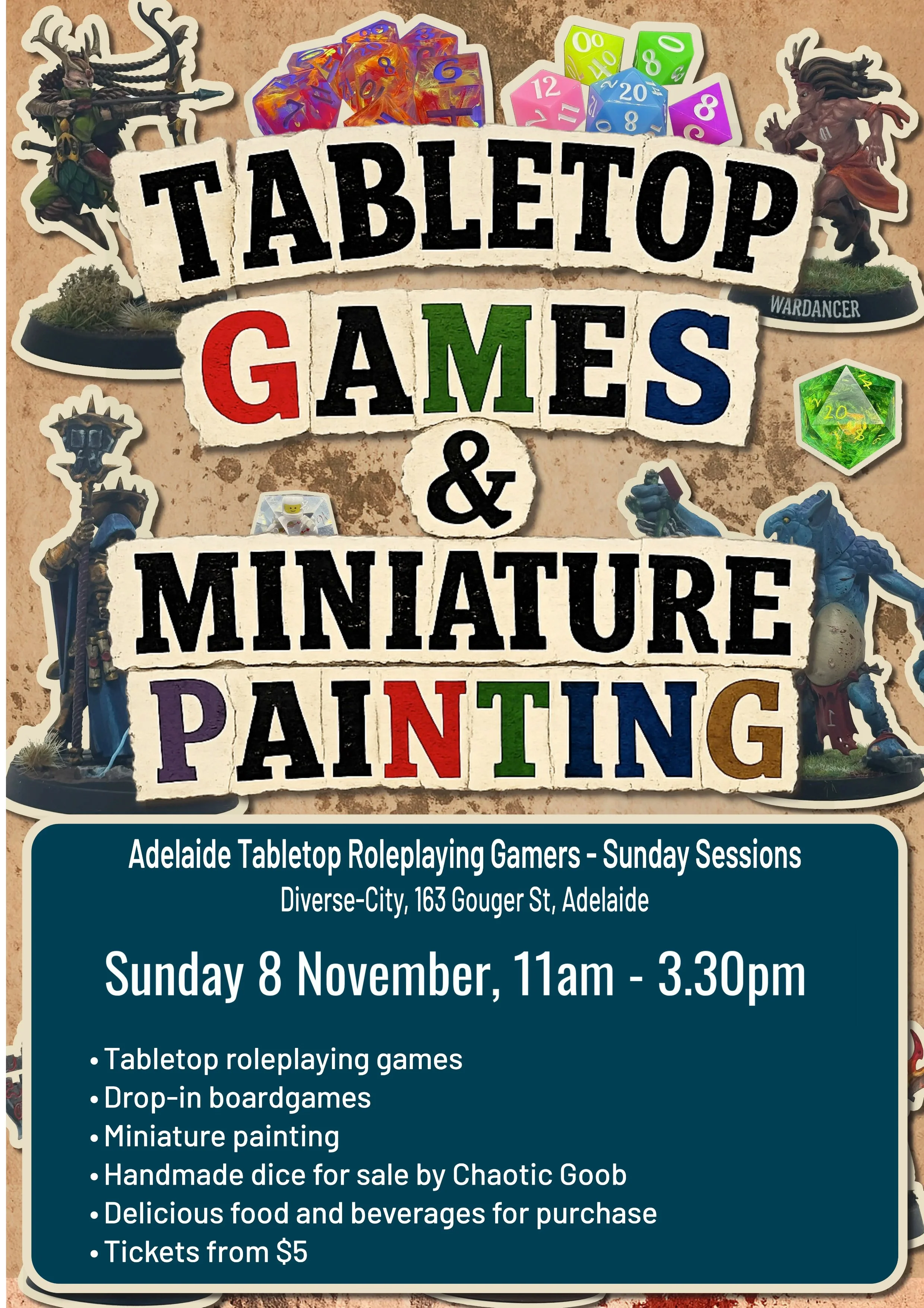 Tabletop Games & Miniature Painting - Sunday Session