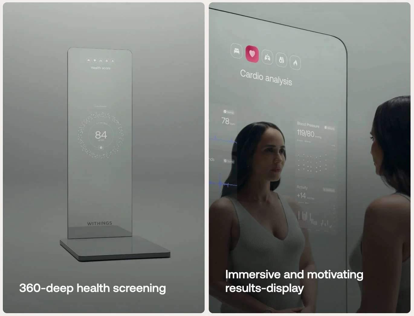 Withings Showcases AI-Powered Omnia Conceptual Mirror at CES 2025
