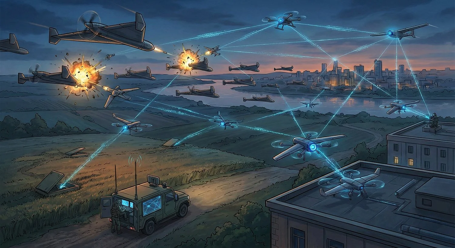 Ukraine Deploys USD 2,500 AI Drones to Counter 5,000 Monthly Shaheds