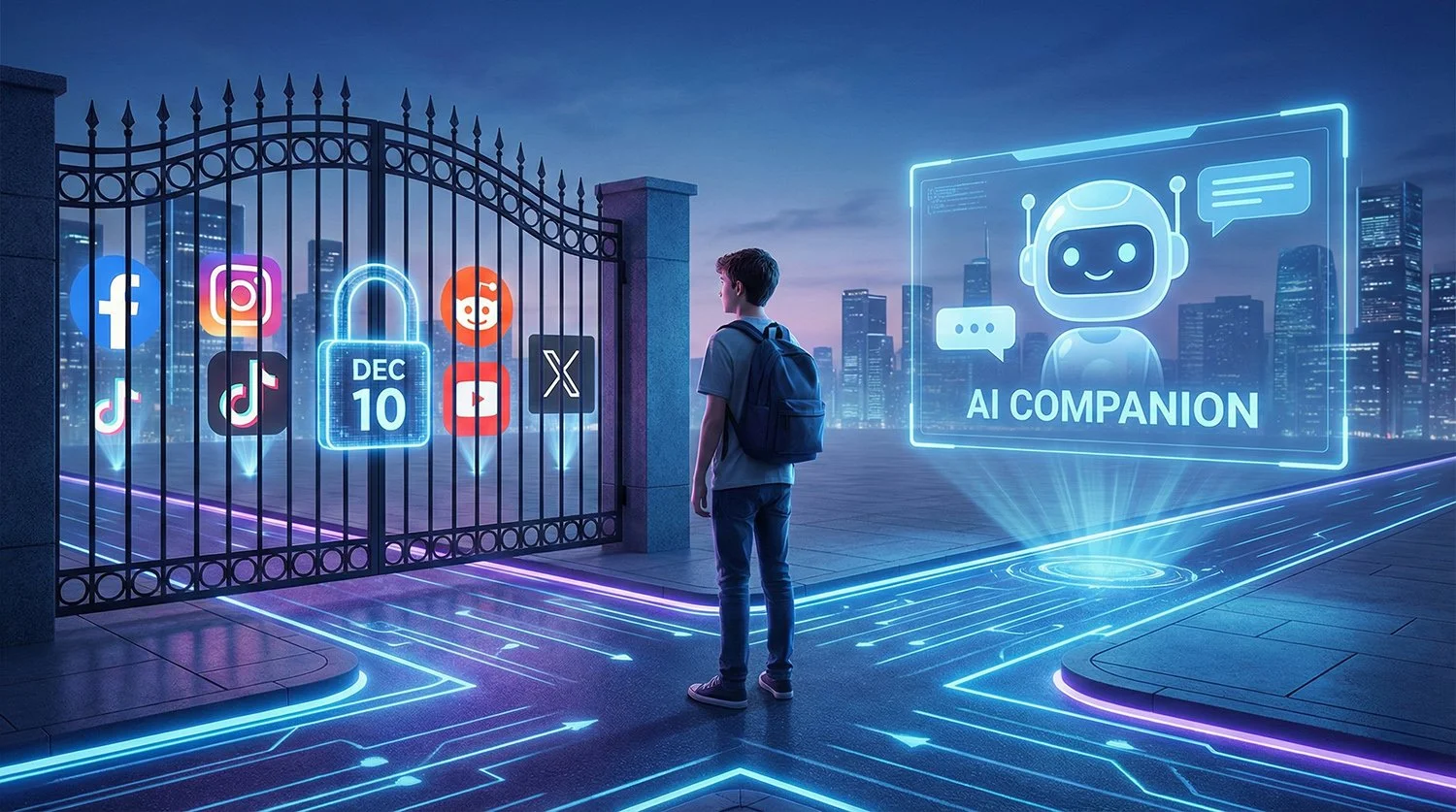 Australia Enforces Under-16 Social Media Ban as 25% of Teens Use AI Chatbots